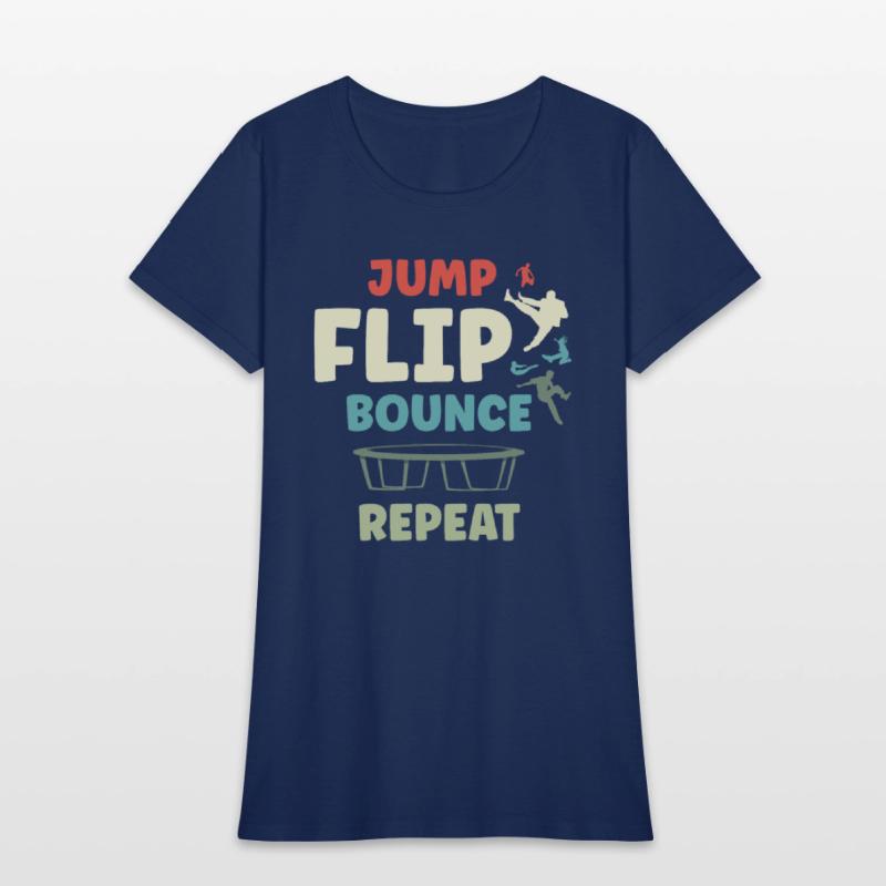 Jump Flip Bounce Repeat Trampoliner Trampoline