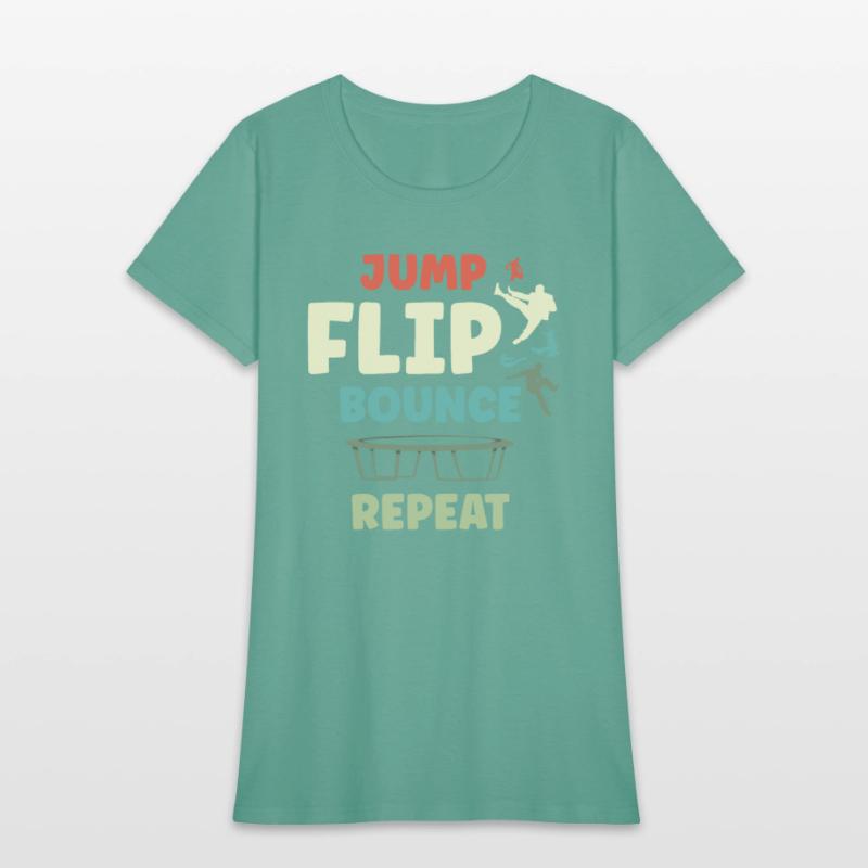 Jump Flip Bounce Repeat Trampoliner Trampoline