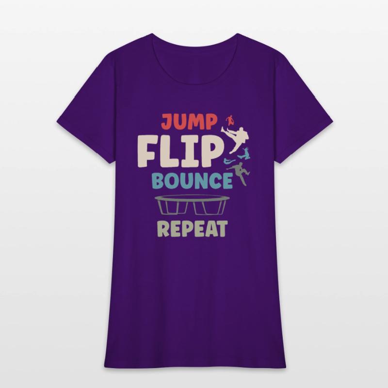 Jump Flip Bounce Repeat Trampoliner Trampoline