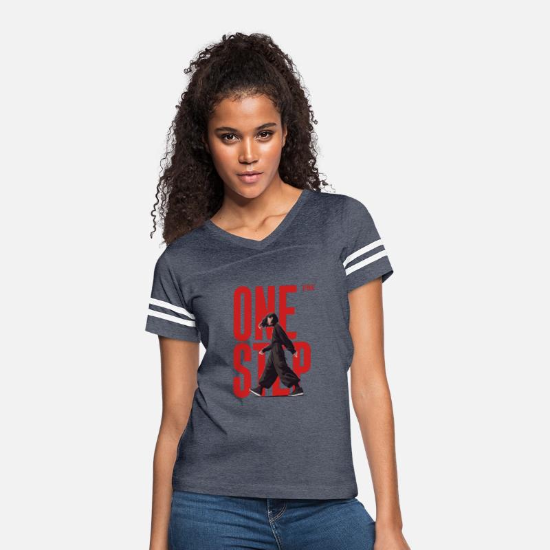 June 2025 Evening T-Shirt with Bold Step Design