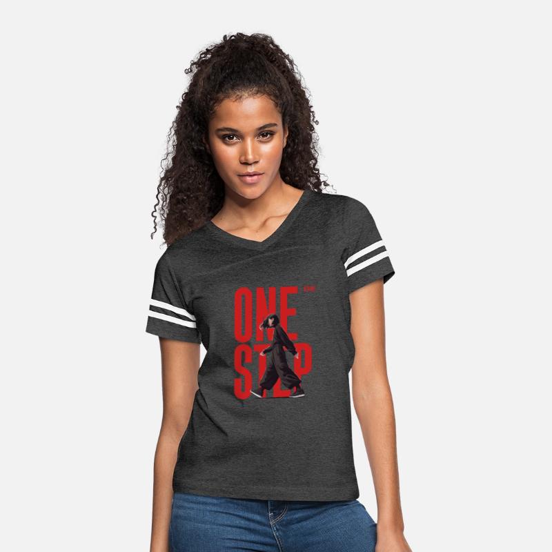 June 2025 Evening T-Shirt with Bold Step Design