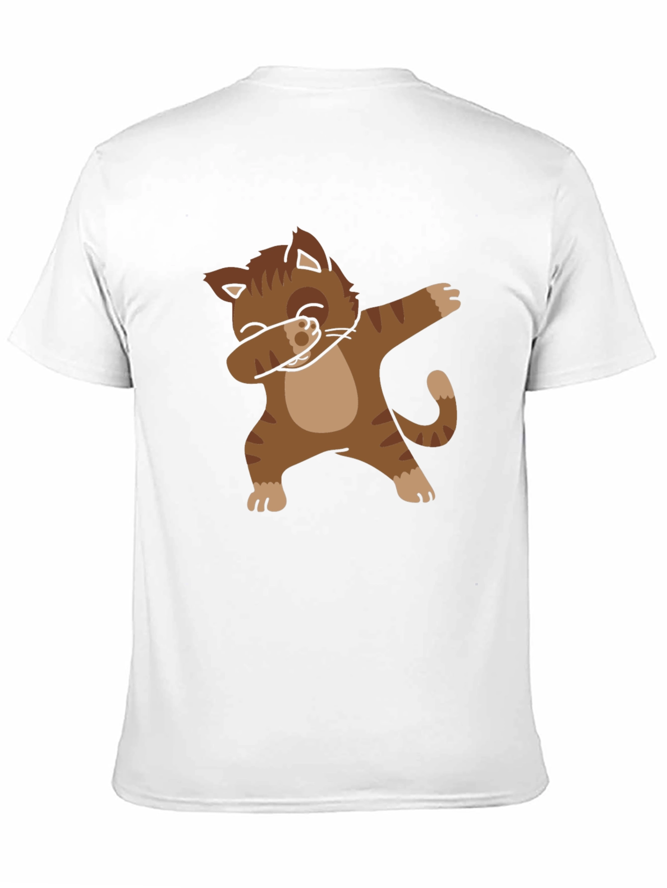Dabbing Cat Graphic Tee - Trendy Style!