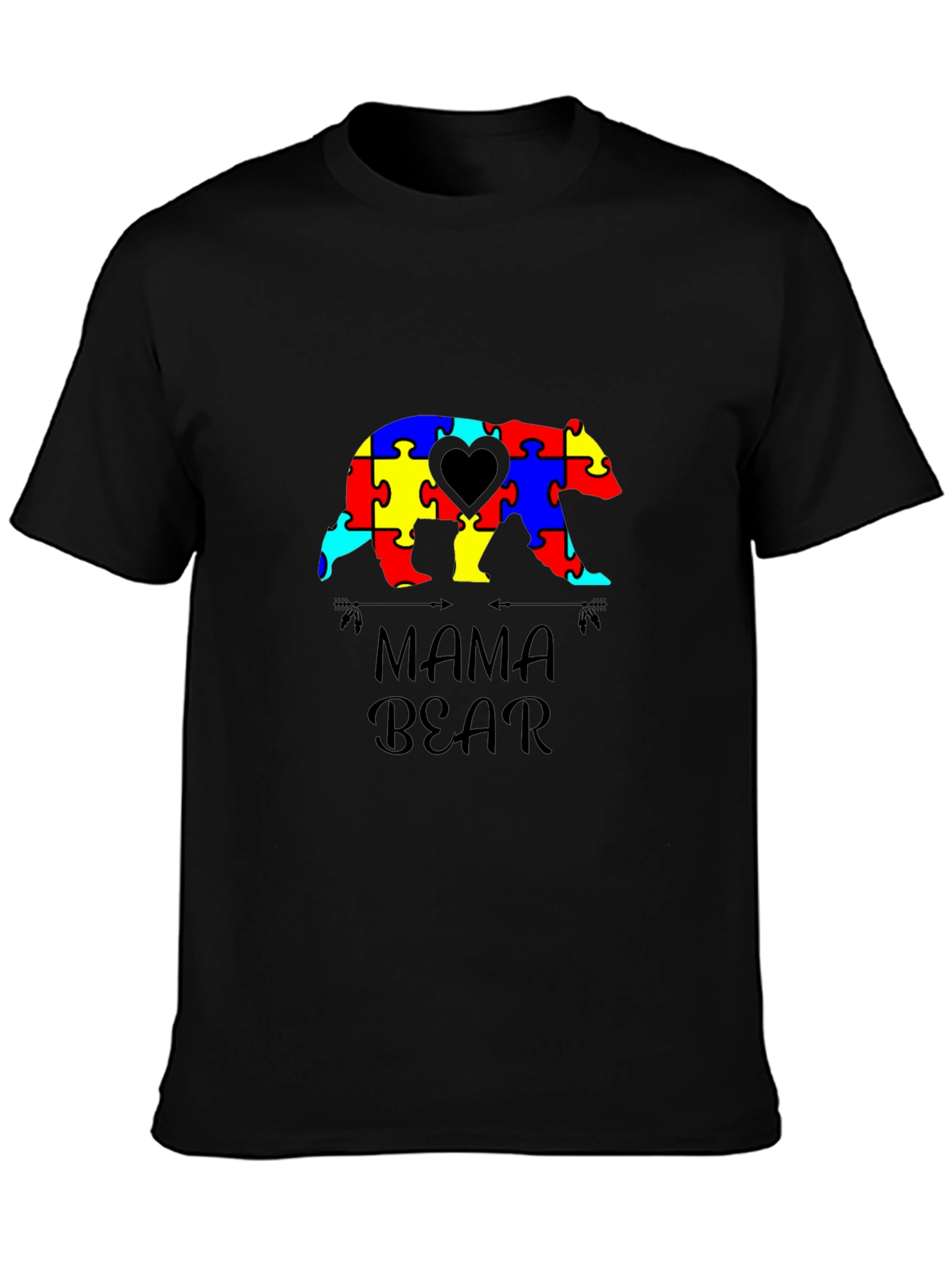 Mama Bear Autism Awareness T-Shirt