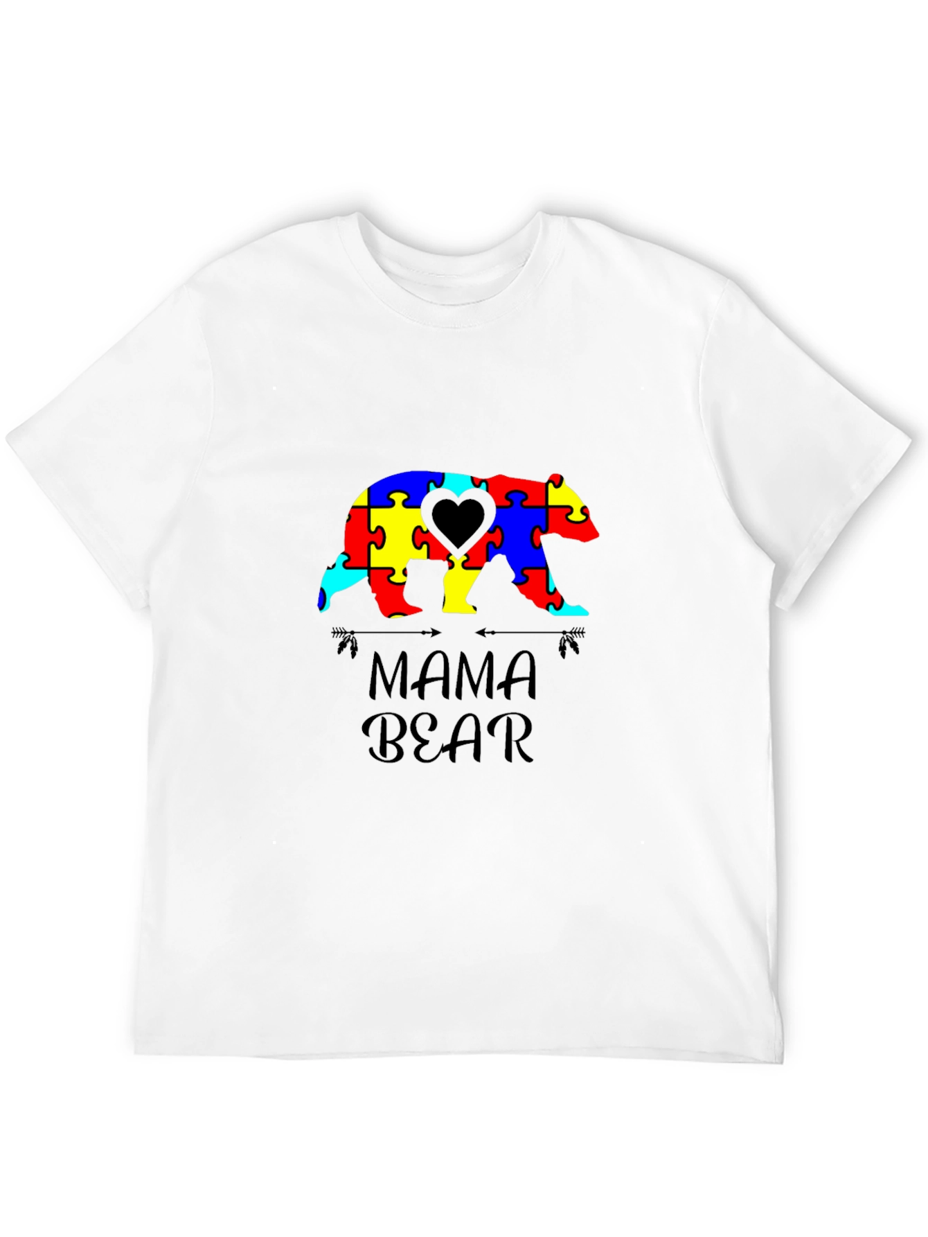 Mama Bear Autism Awareness T-Shirt
