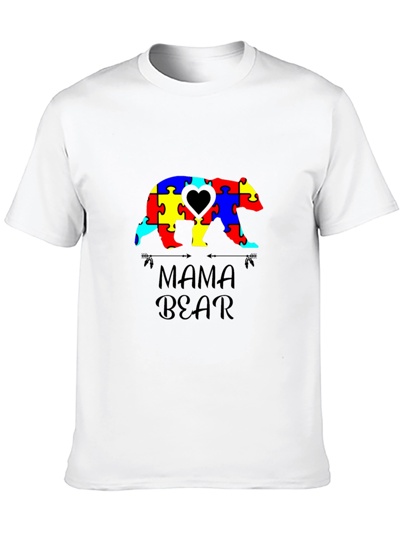 Mama Bear Autism Awareness T-Shirt