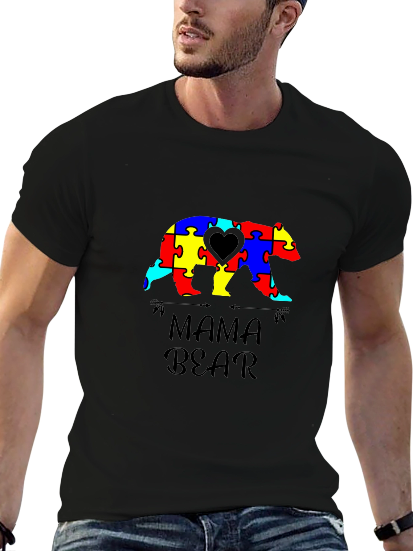 Mama Bear Autism Awareness T-Shirt