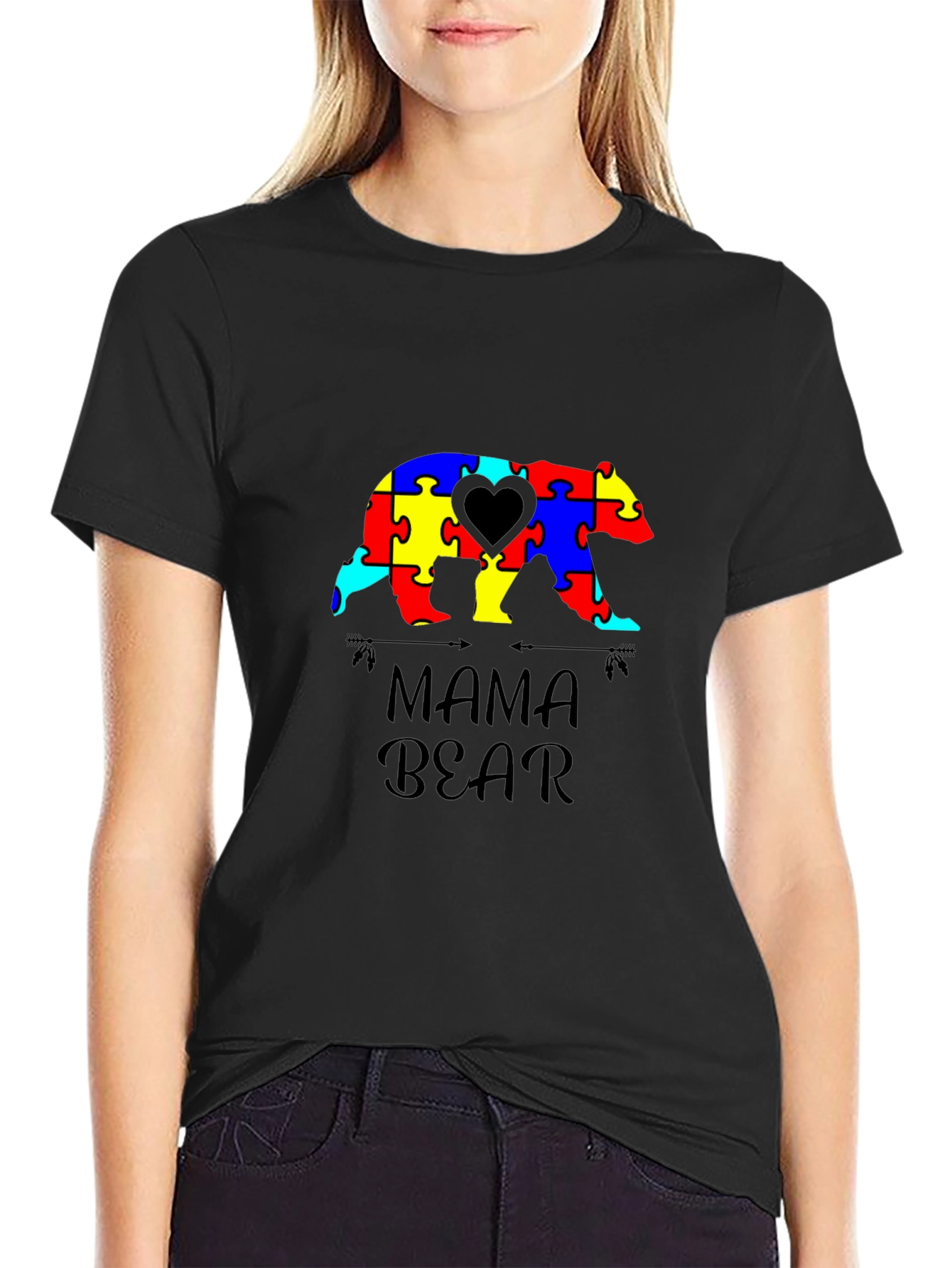 Mama Bear Autism Awareness T-Shirt