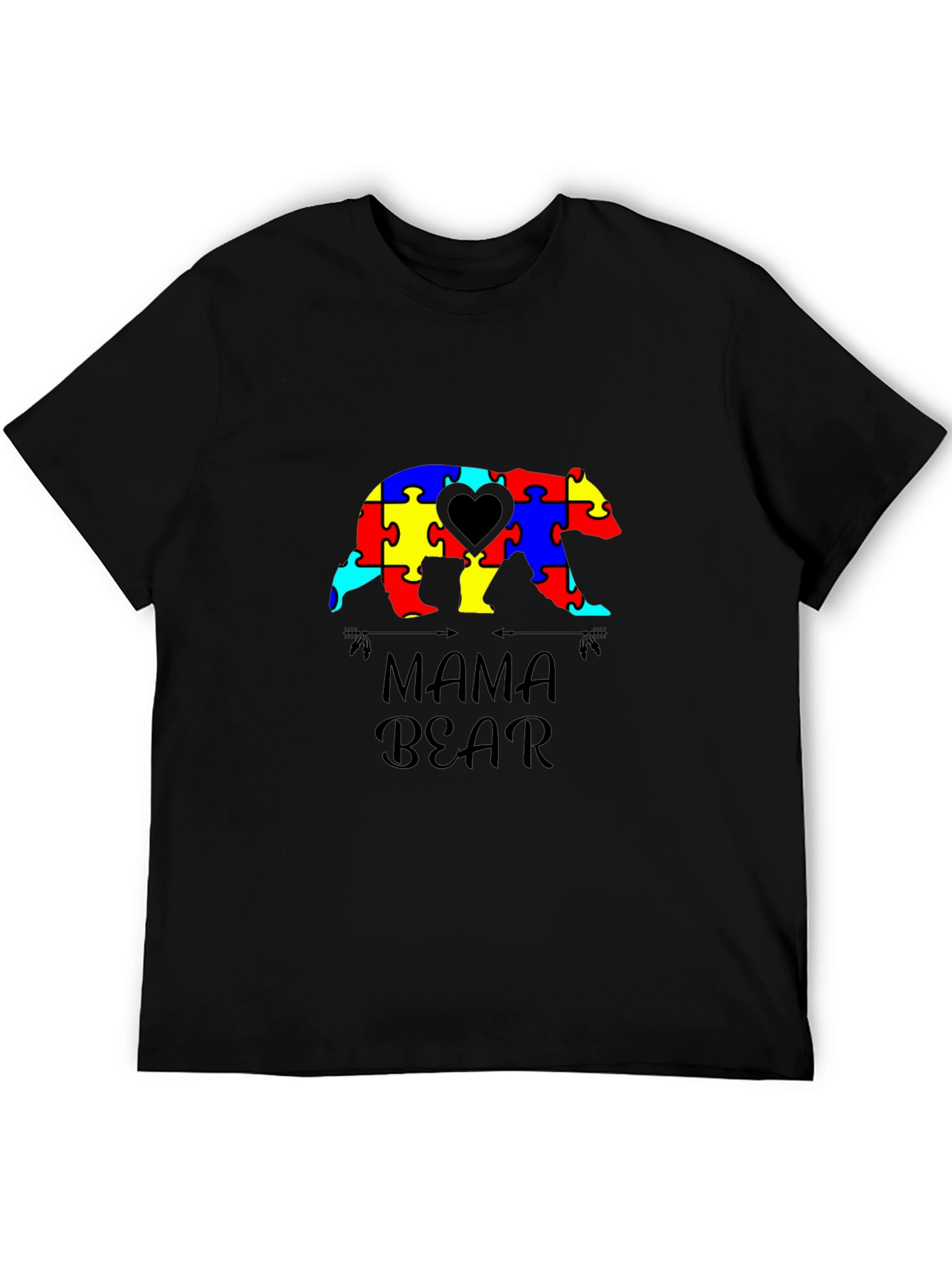 Mama Bear Autism Awareness T-Shirt