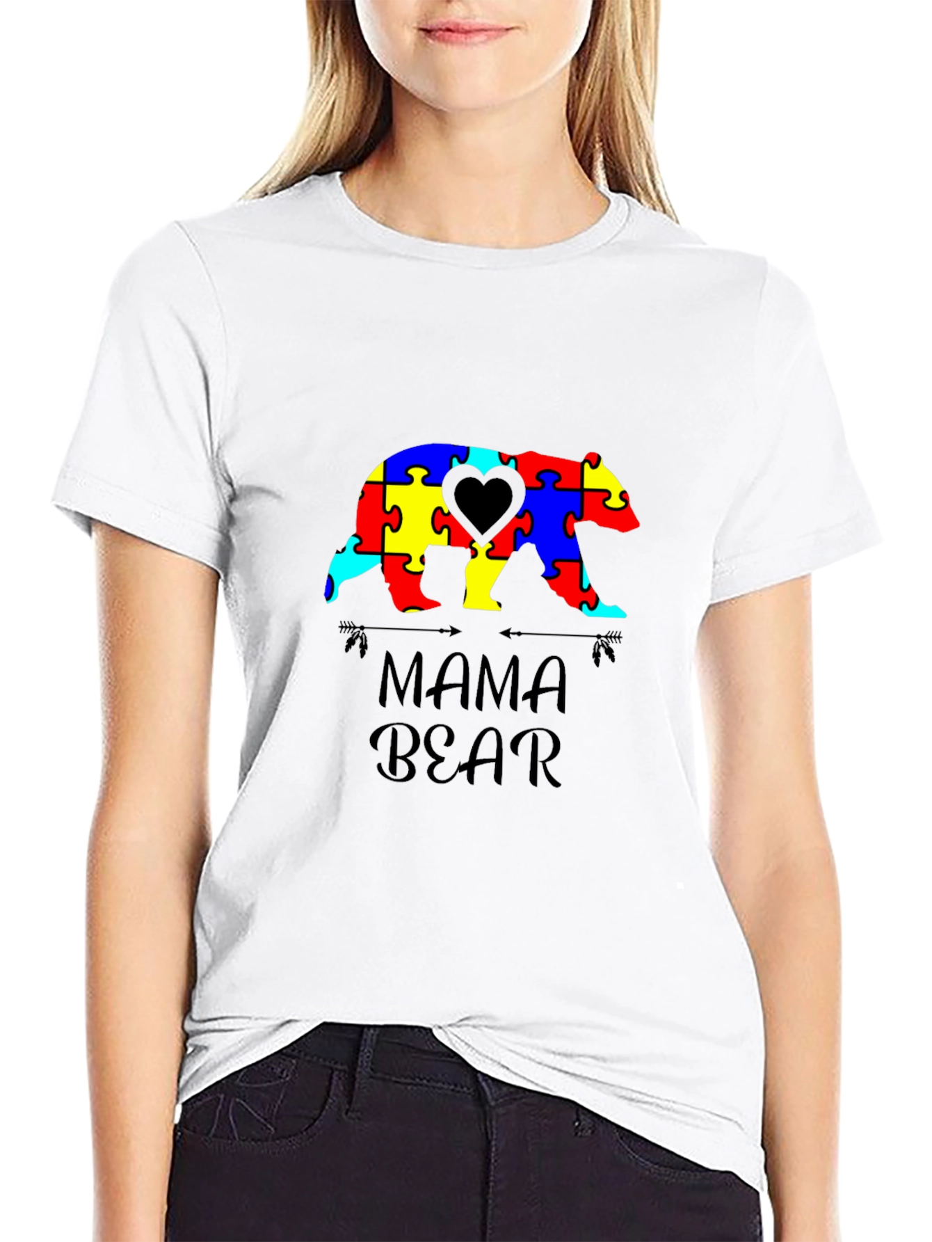 Mama Bear Autism Awareness T-Shirt