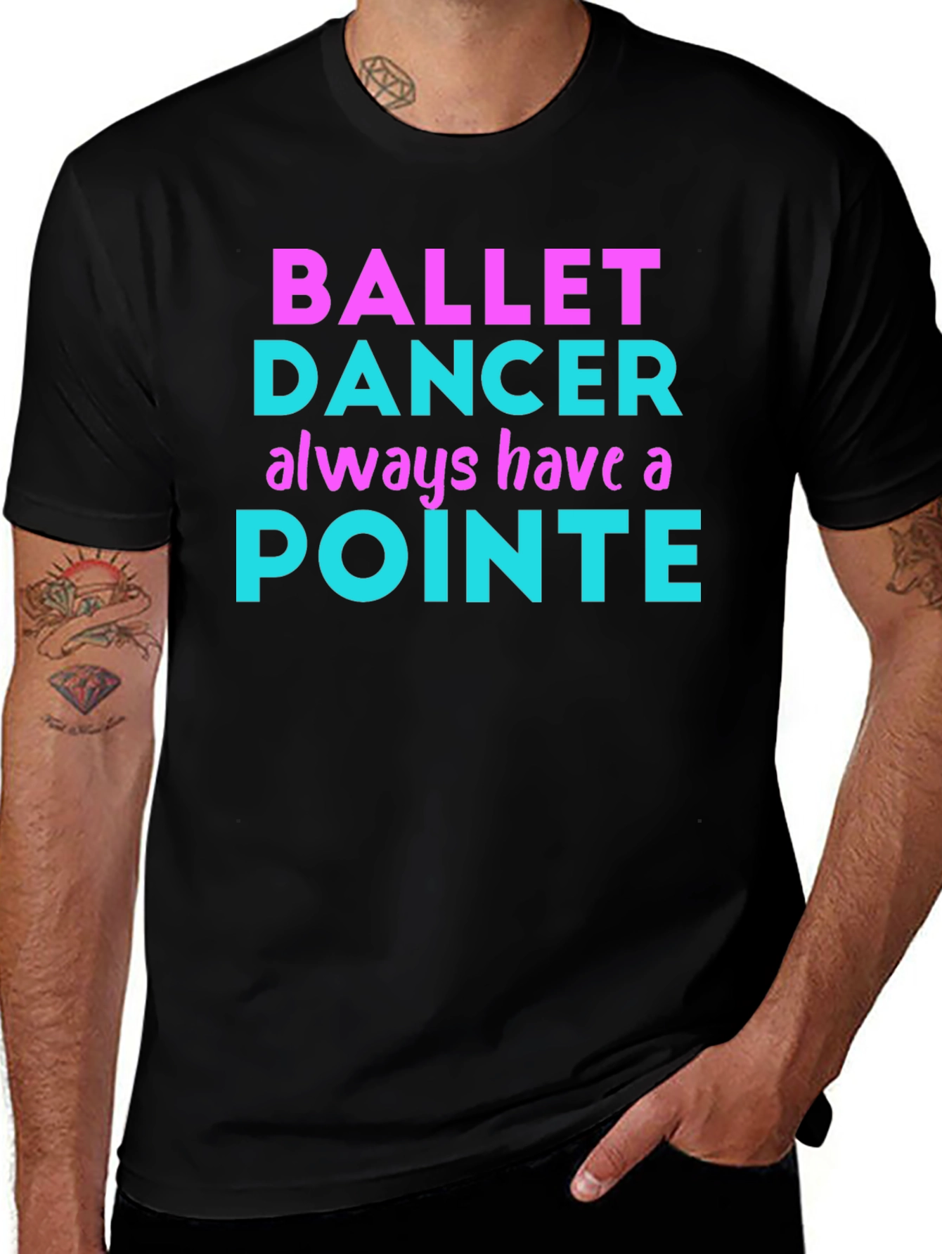 Ballet Dancer Pointe T-Shirt - Funny Dance Tee