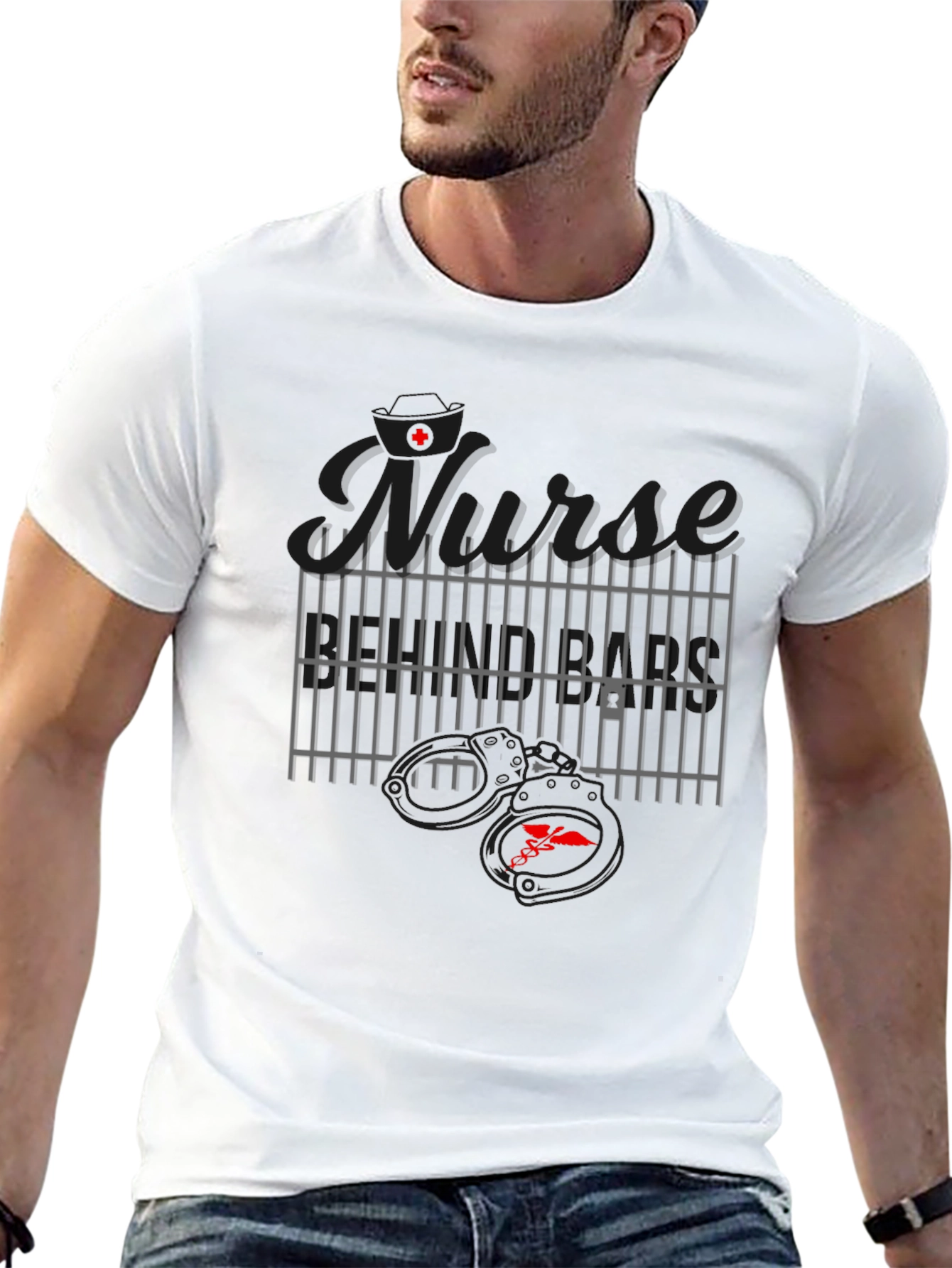 Nurse Prison Humor Graphic T-Shirt