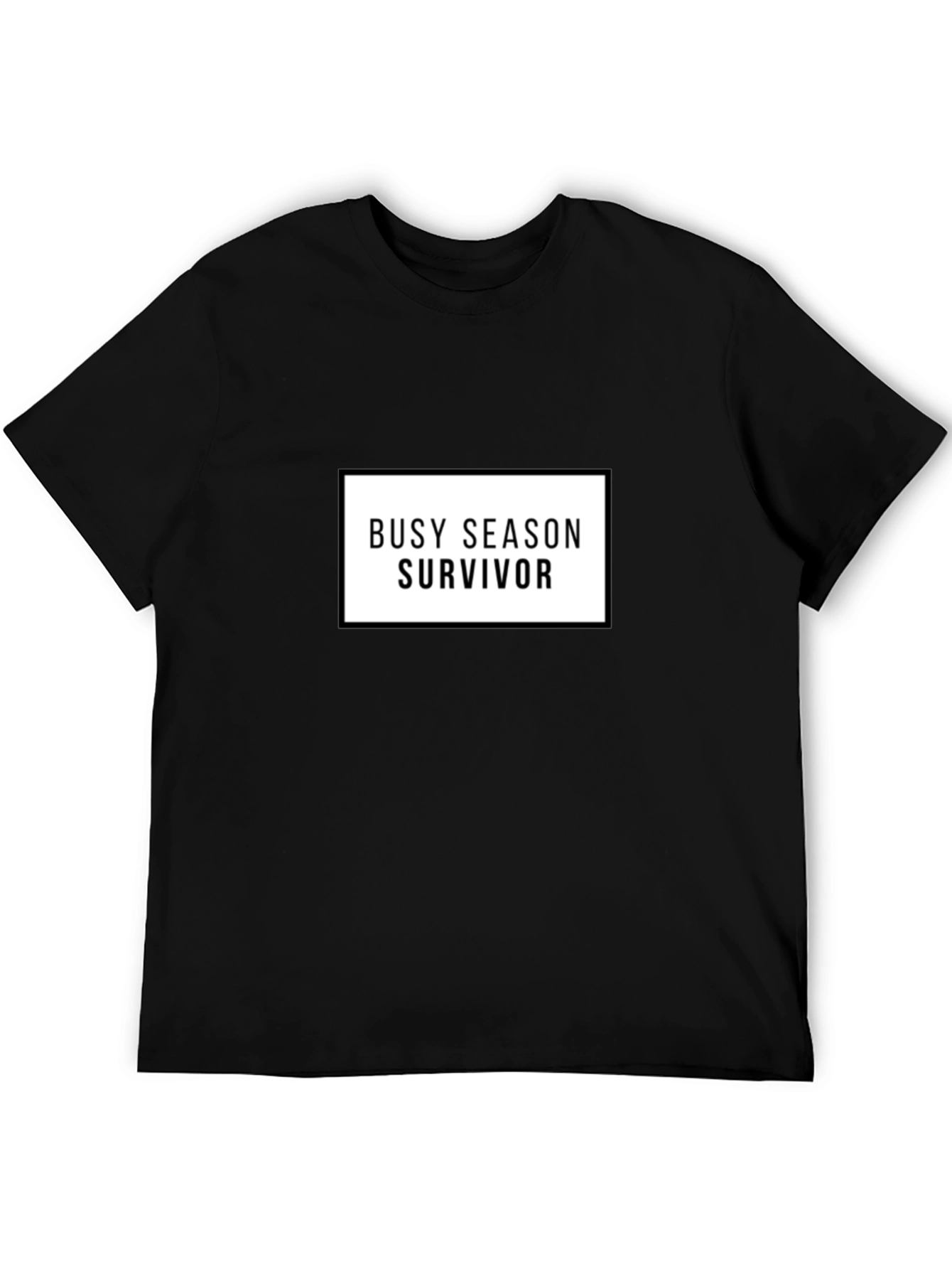 Busy Season Survivor Crew Neck T-Shirt