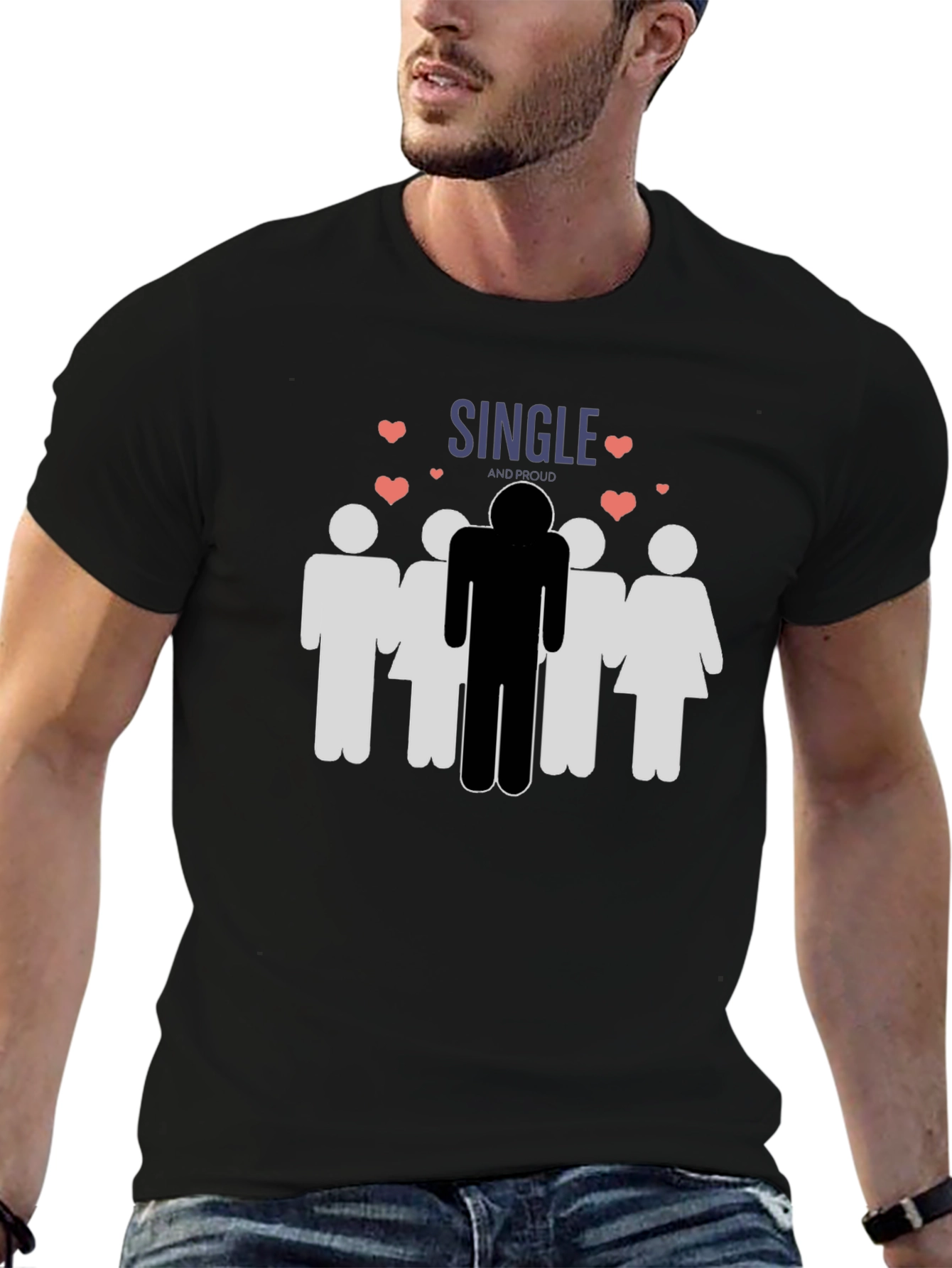 Single and Proud Graphic T-Shirt