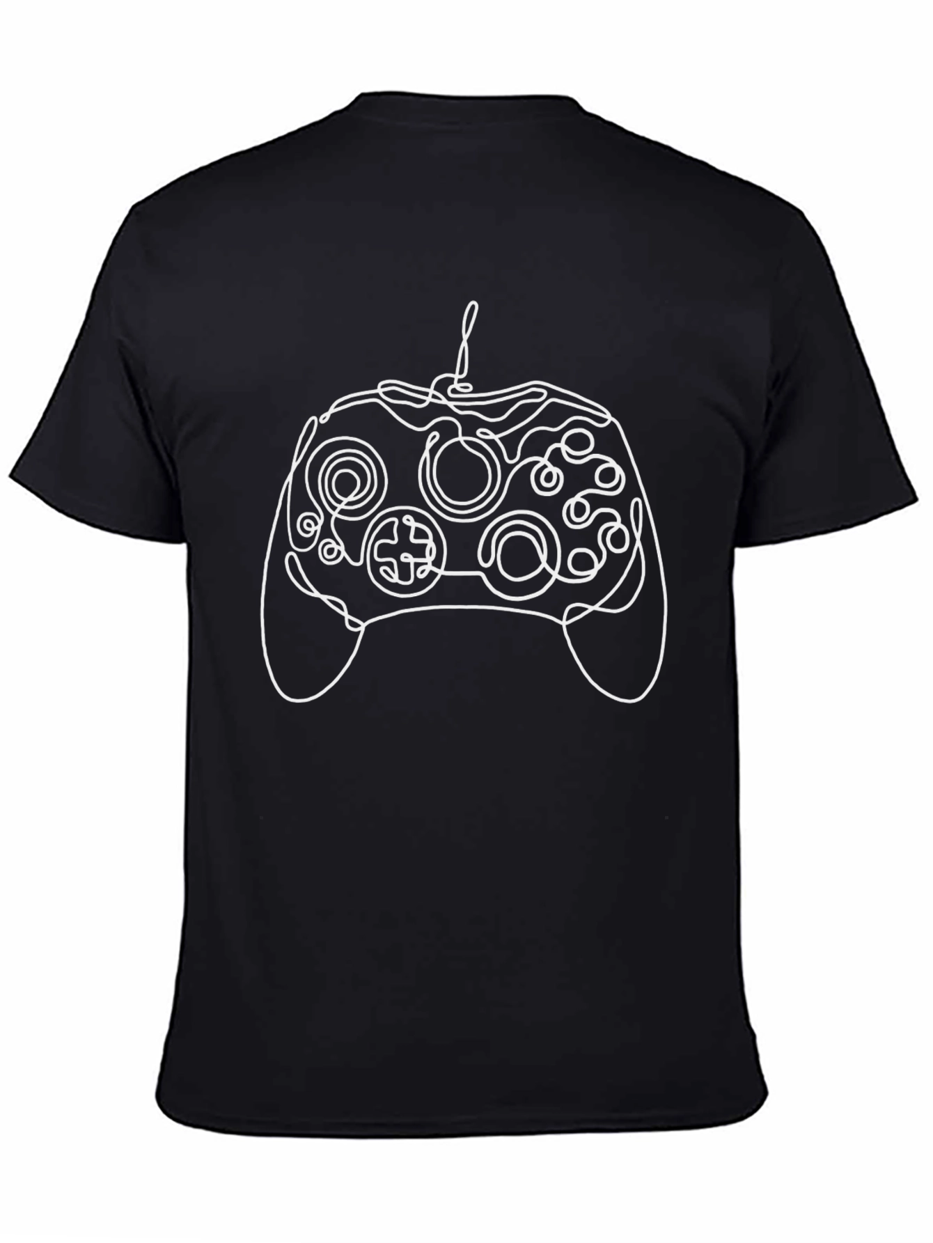 Abstract Controller Graphic T-Shirt