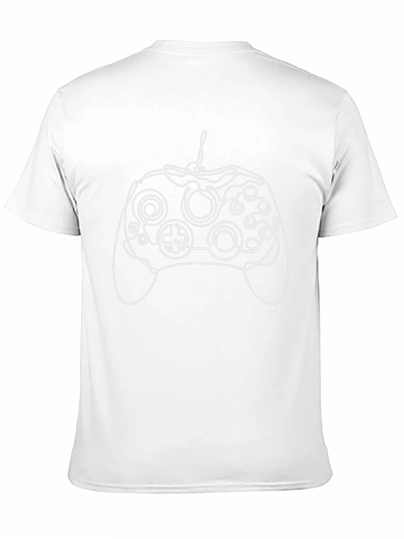 Abstract Controller Graphic T-Shirt