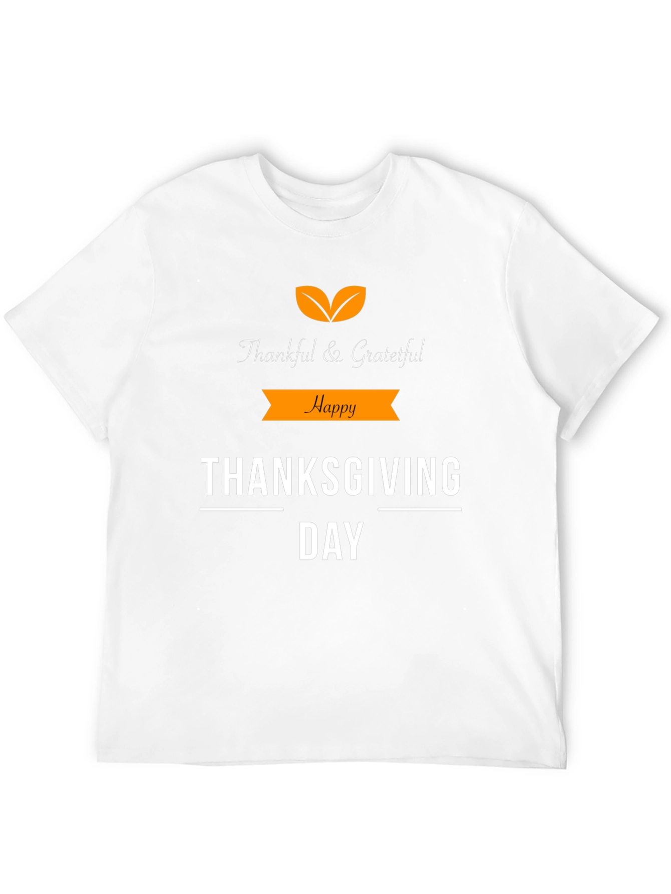 Thankful & Grateful Thanksgiving Day T-Shirt