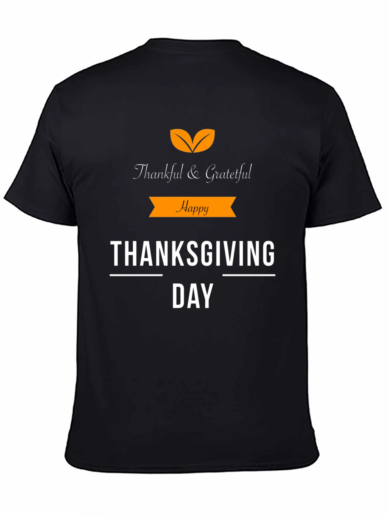 Thankful & Grateful Thanksgiving Day T-Shirt