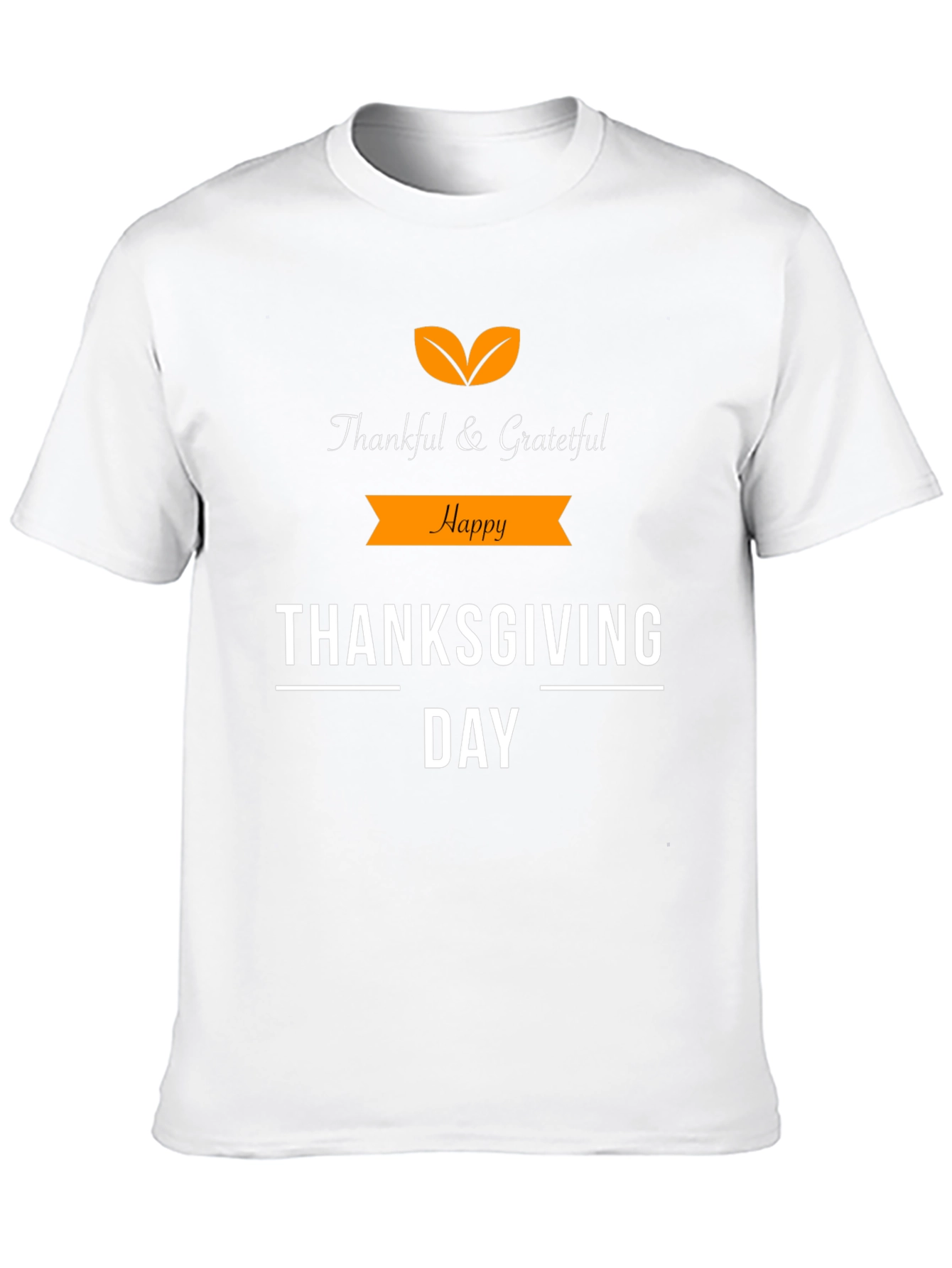 Thankful & Grateful Thanksgiving Day T-Shirt