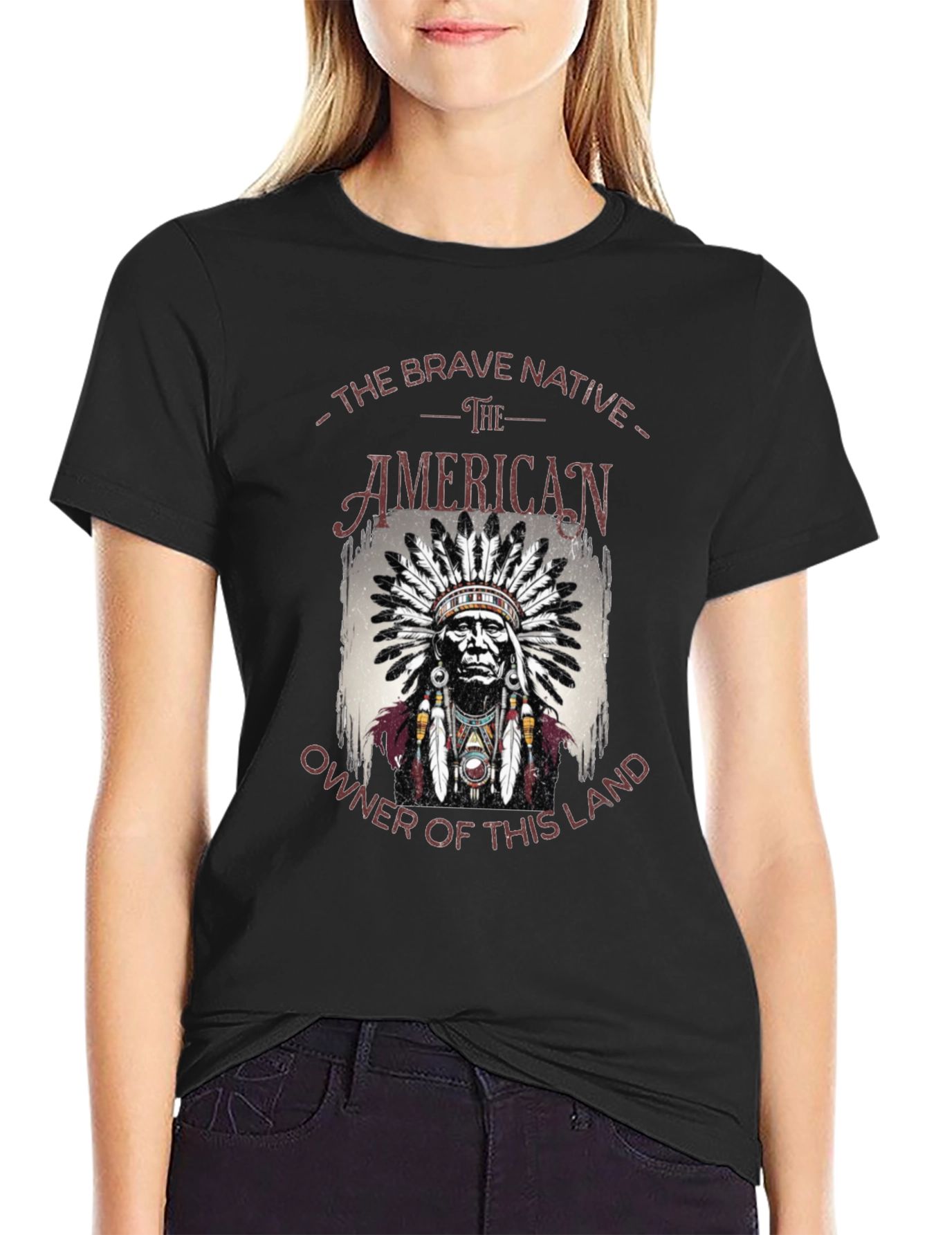 Native American Brave Owner T-Shirt
