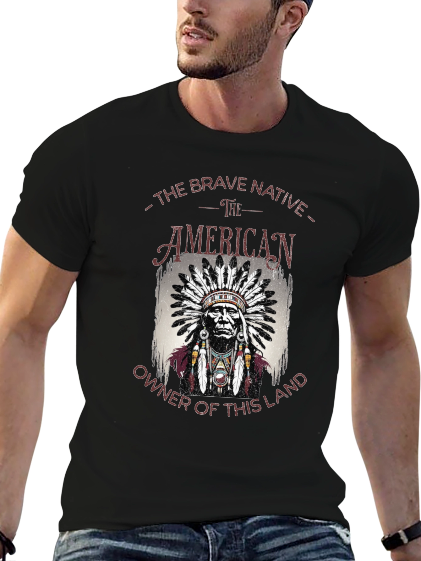 Native American Brave Owner T-Shirt