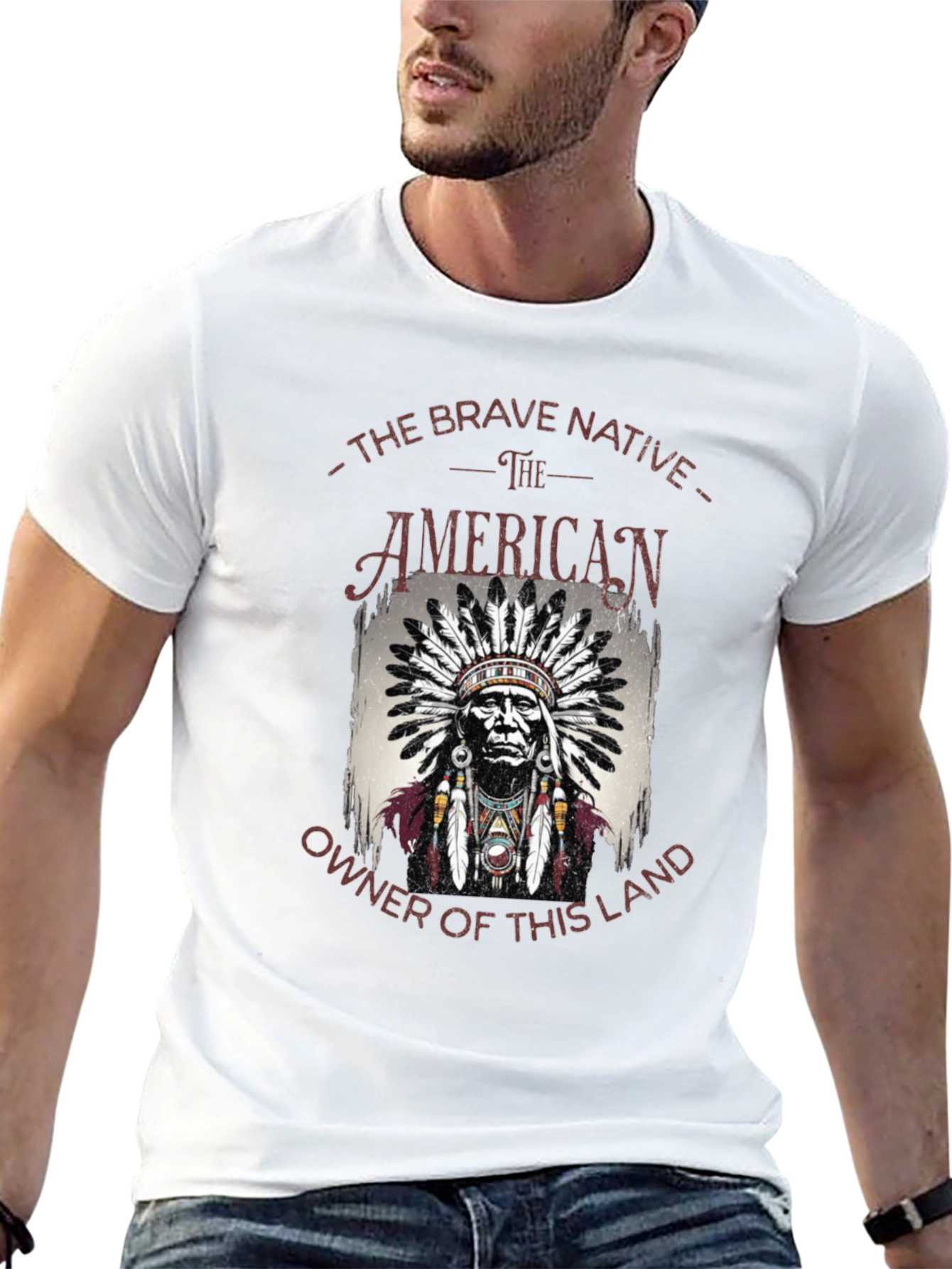 Native American Brave Owner T-Shirt