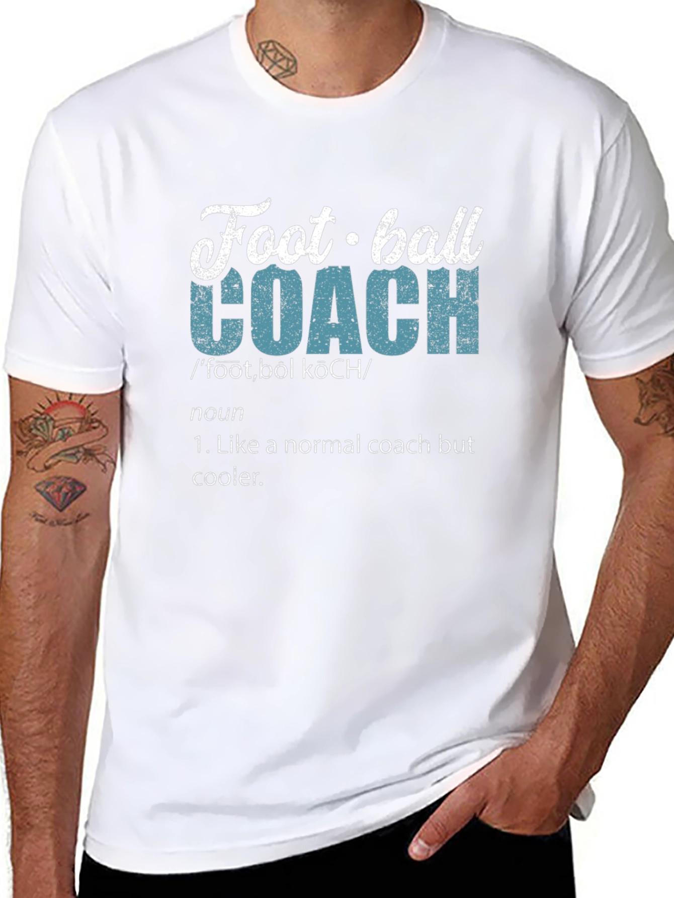 Football Coach Definition T-Shirt - Cool Comfortable Tee
