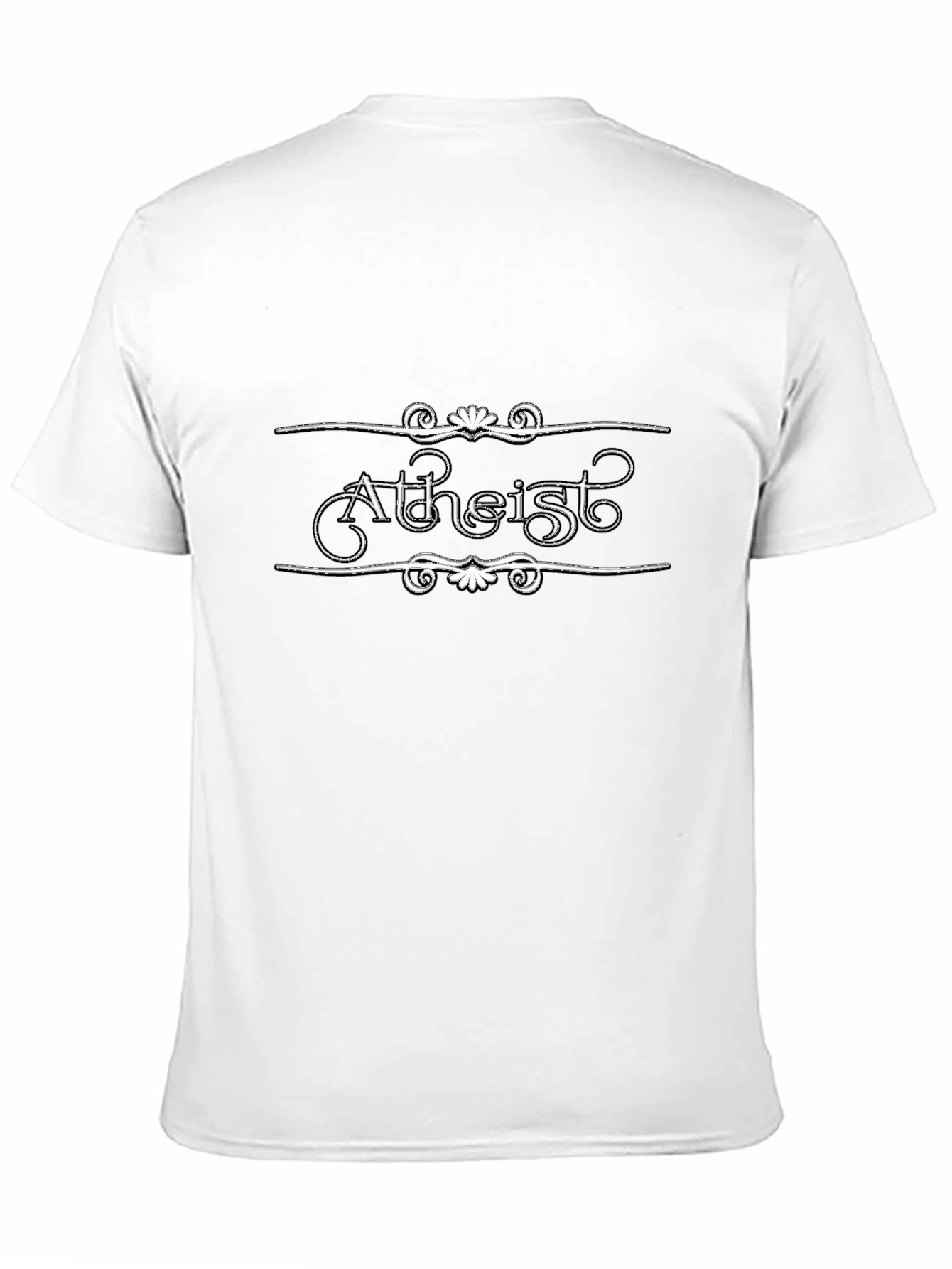 Atheist Graphic T-Shirt - Black Cotton Tee