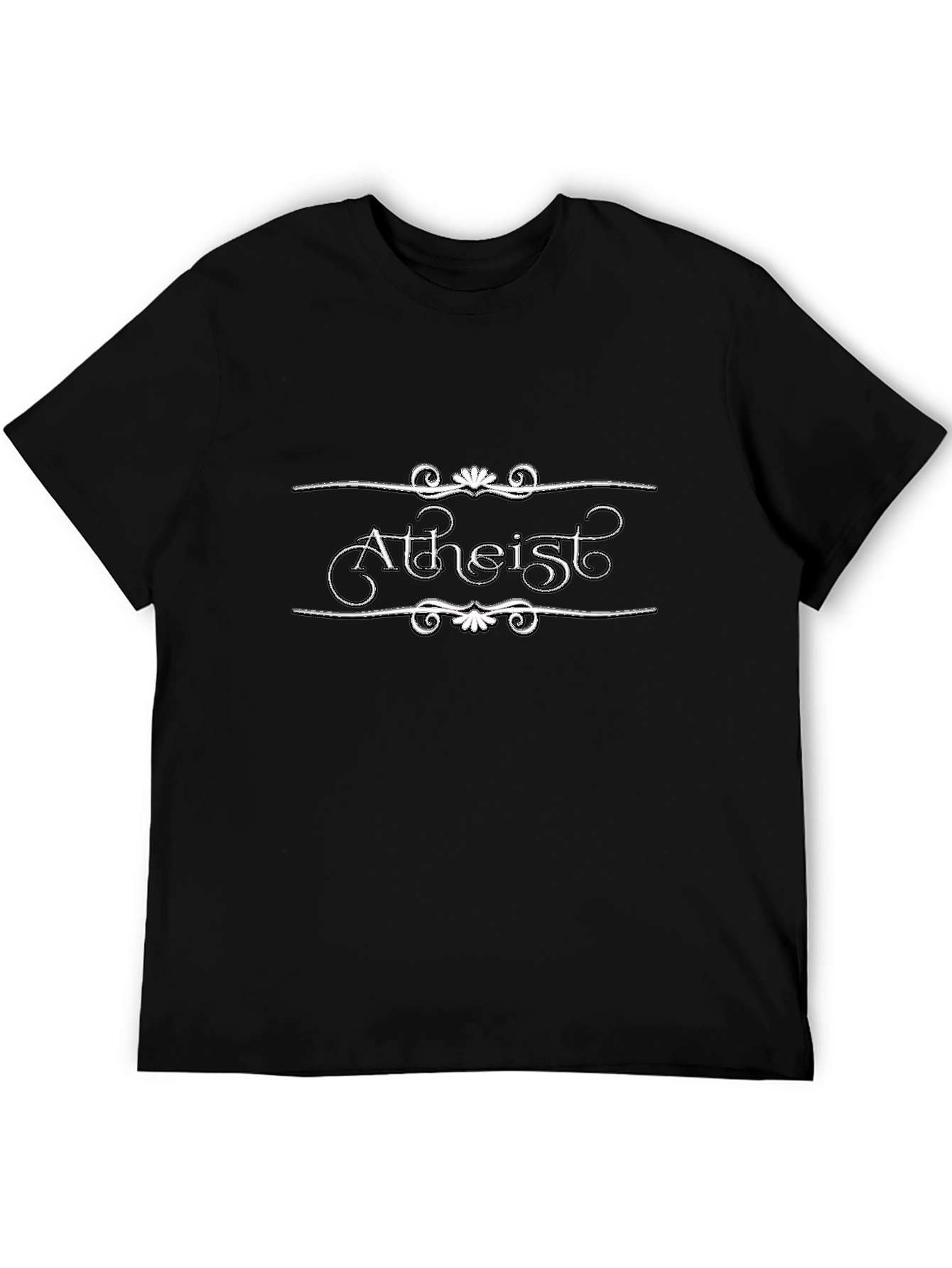 Atheist Graphic T-Shirt - Black Cotton Tee