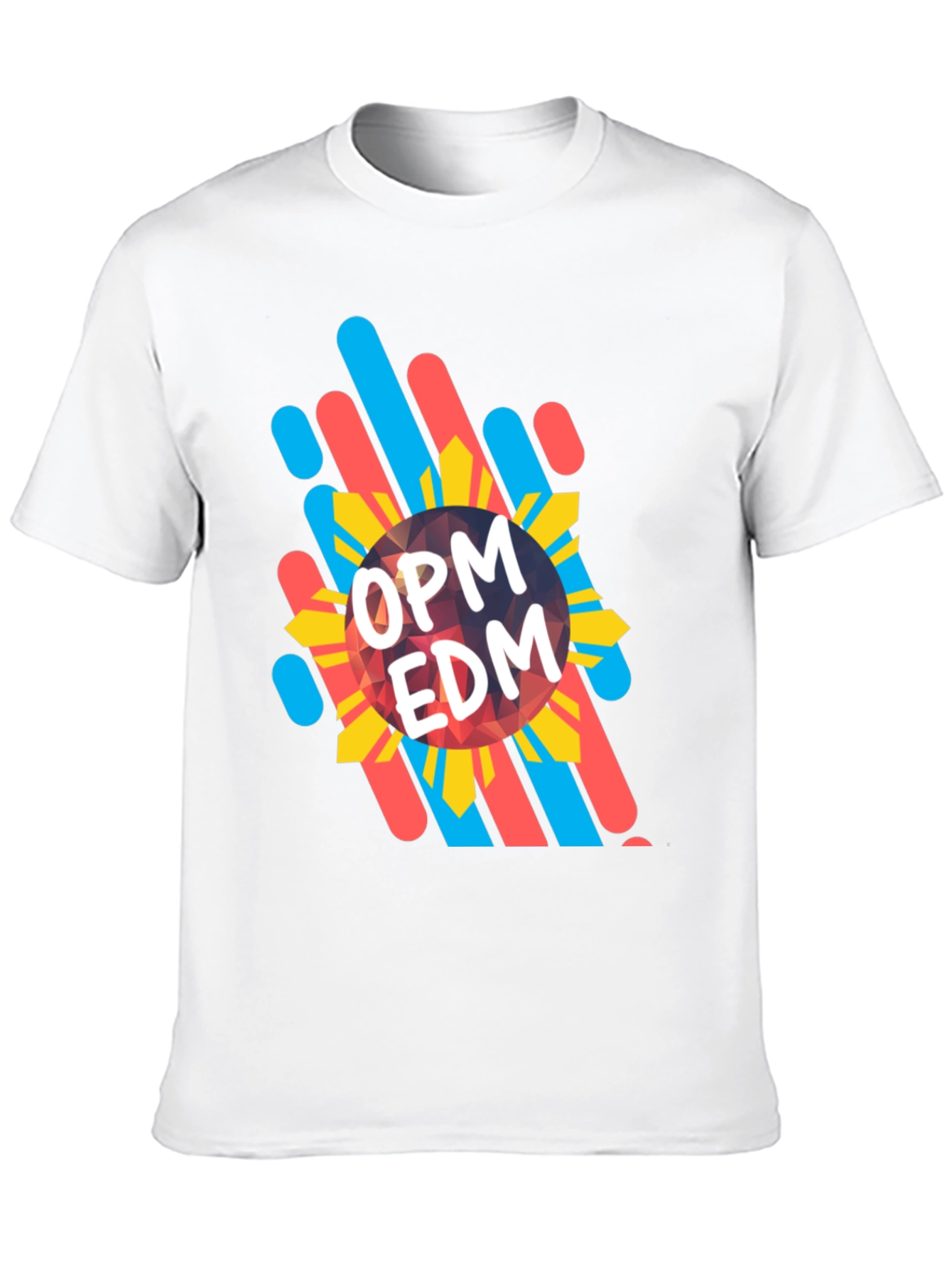 OPM EDM Graphic Tee - Stylish Black T-Shirt