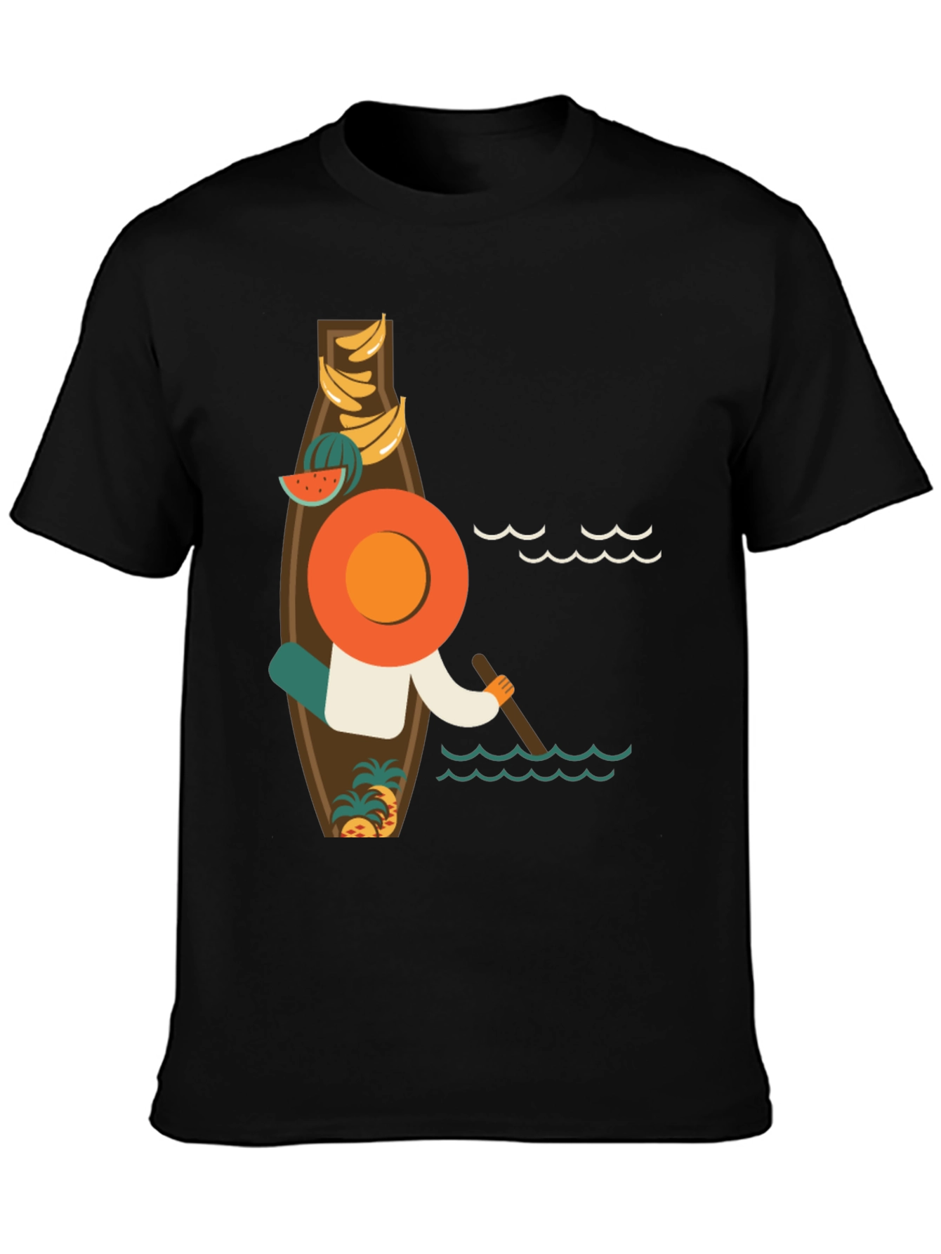 Tropical Beach Vibe Graphic T-Shirt