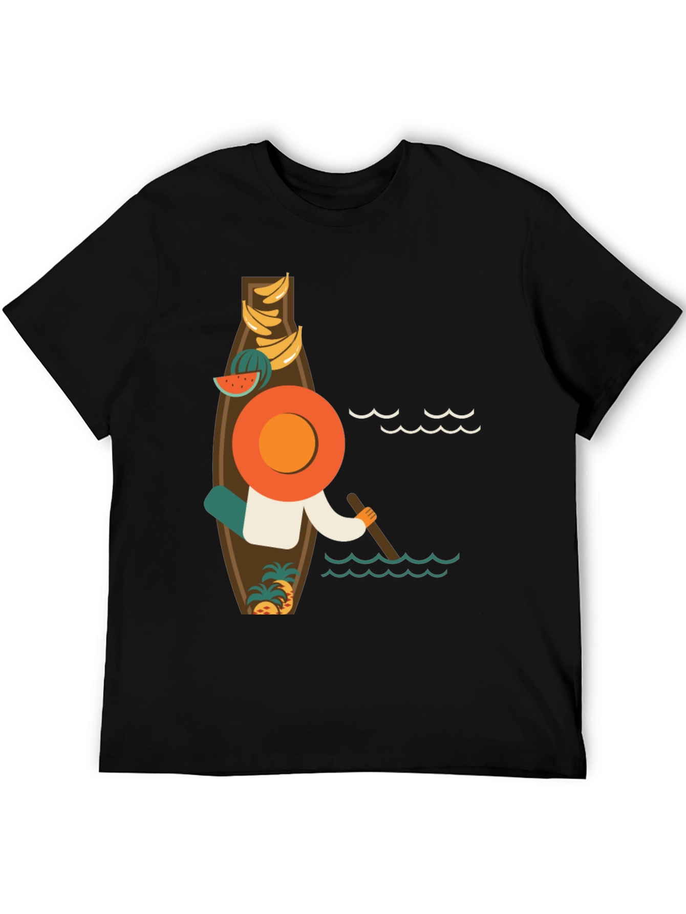 Tropical Beach Vibe Graphic T-Shirt