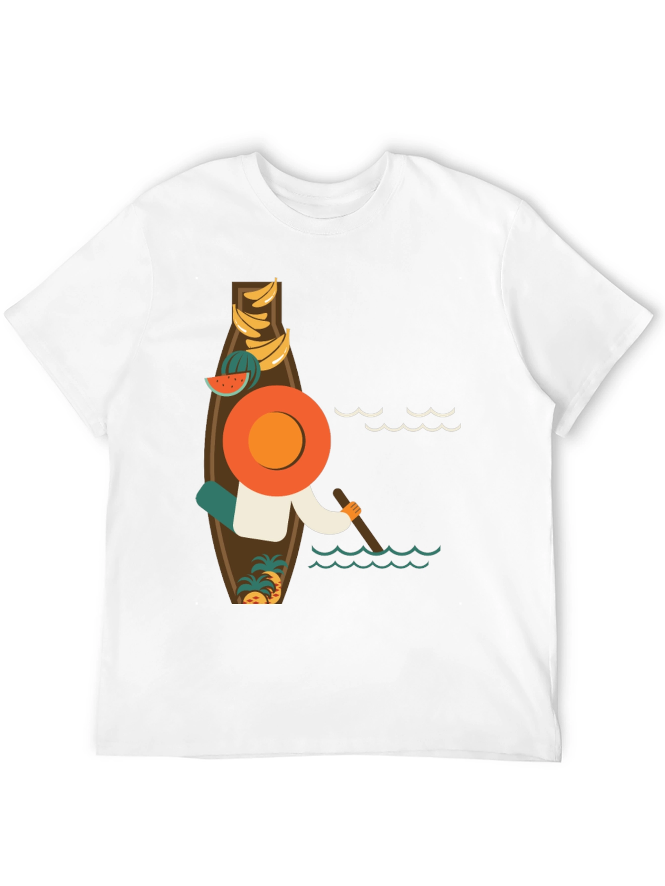 Tropical Beach Vibe Graphic T-Shirt