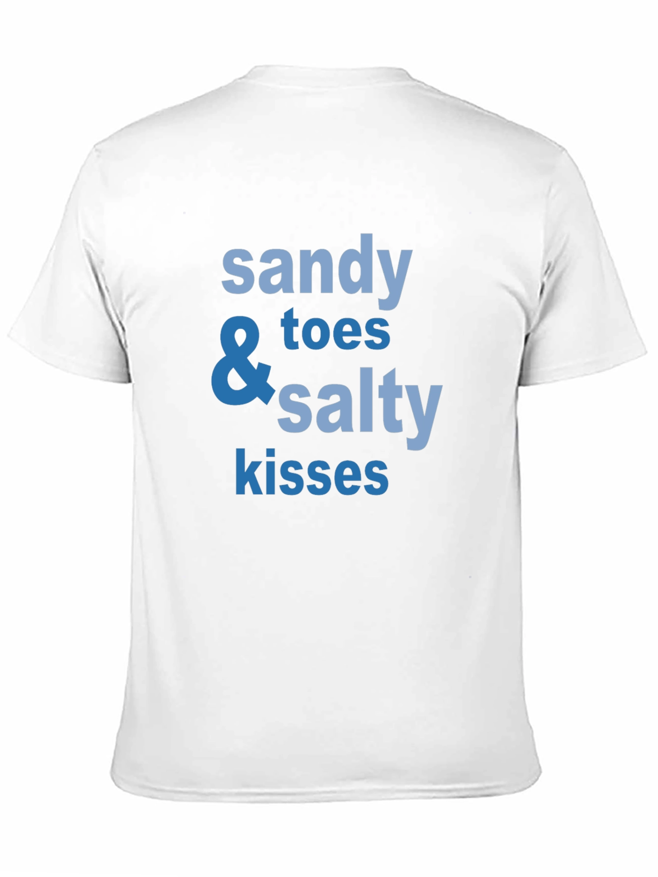 Sandy Toes & Salty Kisses Black Graphic T-Shirt