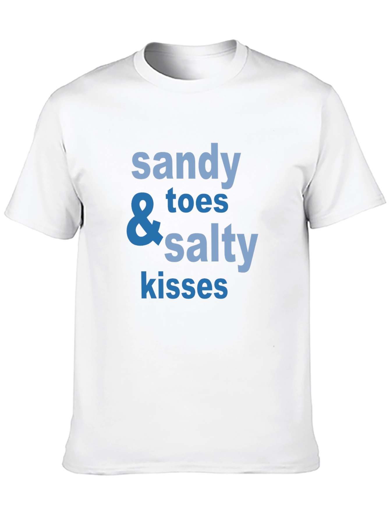 Sandy Toes & Salty Kisses Black Graphic T-Shirt