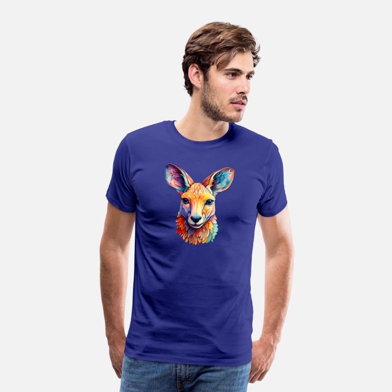 Kangaroo Adventure Vibrant Hues Zoo Aussie