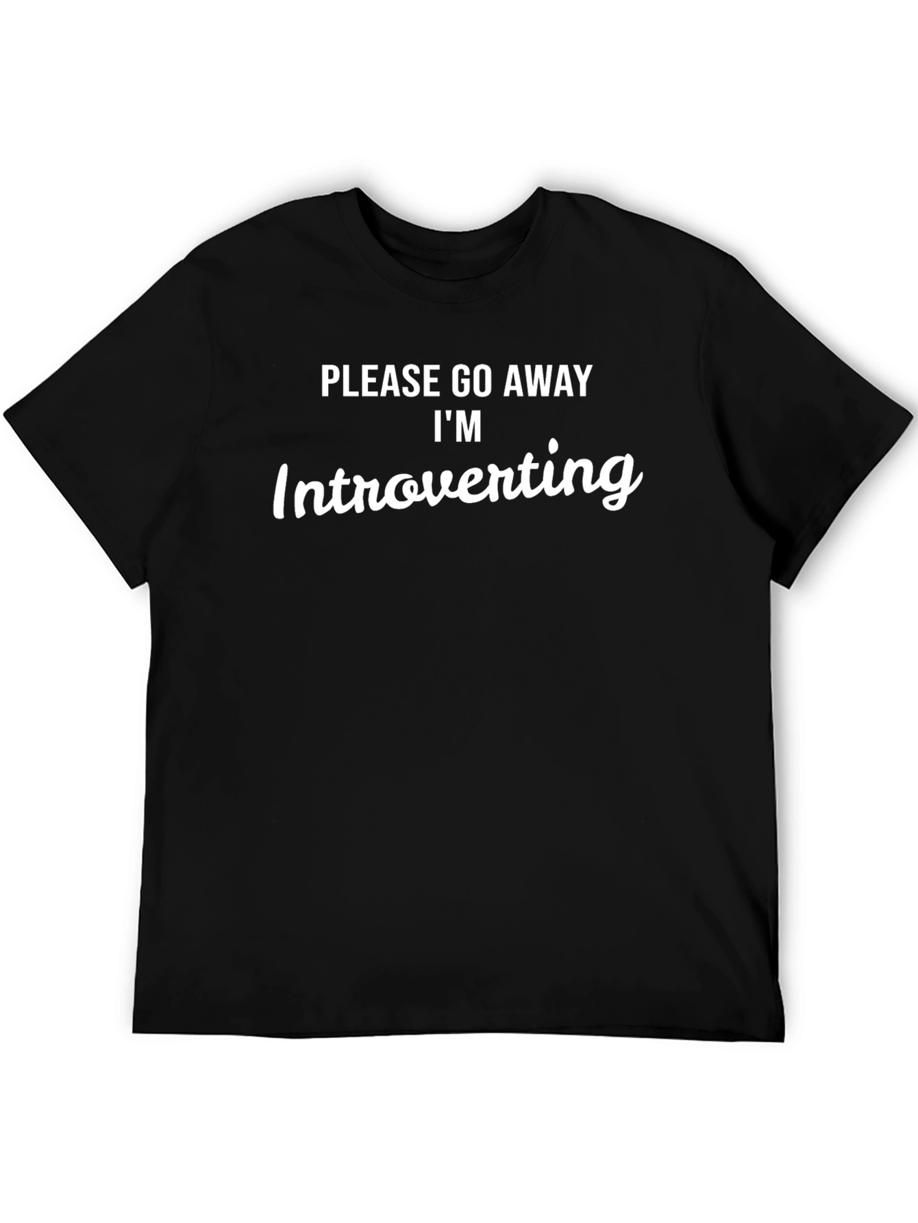Introverting Graphic Tee - Soft Cotton T-Shirt