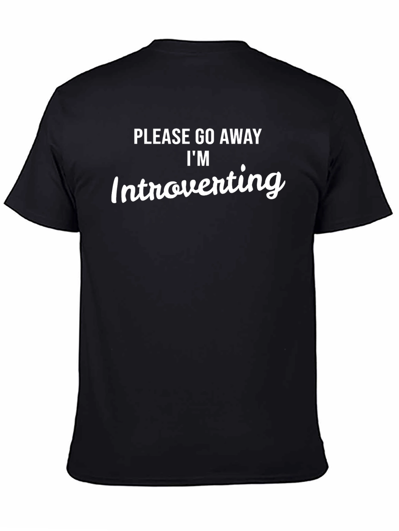 Introverting Graphic Tee - Soft Cotton T-Shirt