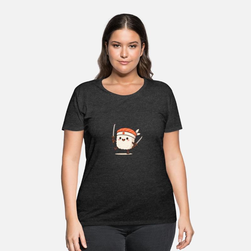 Kawaii Sushi Samurai with Katanas