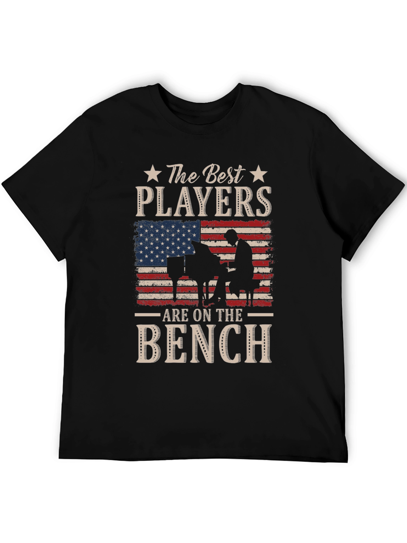 The Best Players Are On The Bench Piano T-Shirt