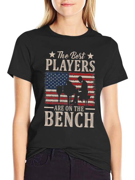 The Best Players Are On The Bench Piano T-Shirt