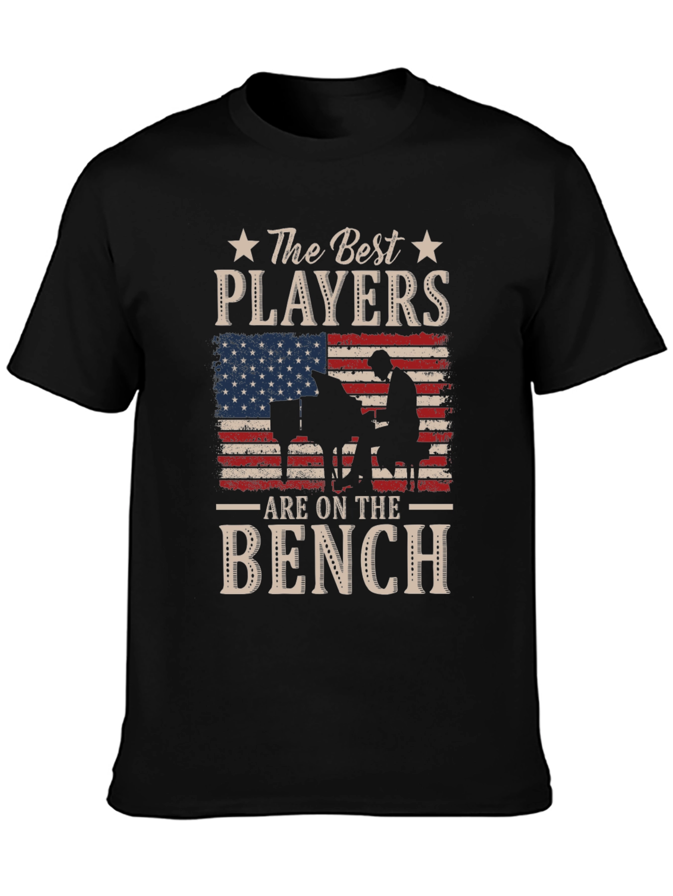 The Best Players Are On The Bench Piano T-Shirt