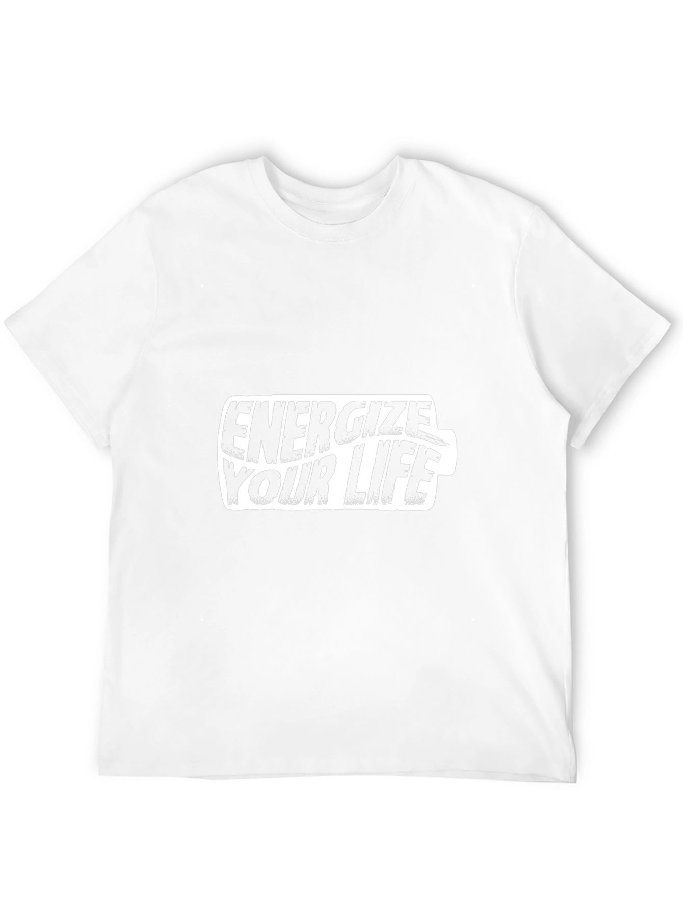 Energize Your Life T-Shirt - Black Cotton Tee