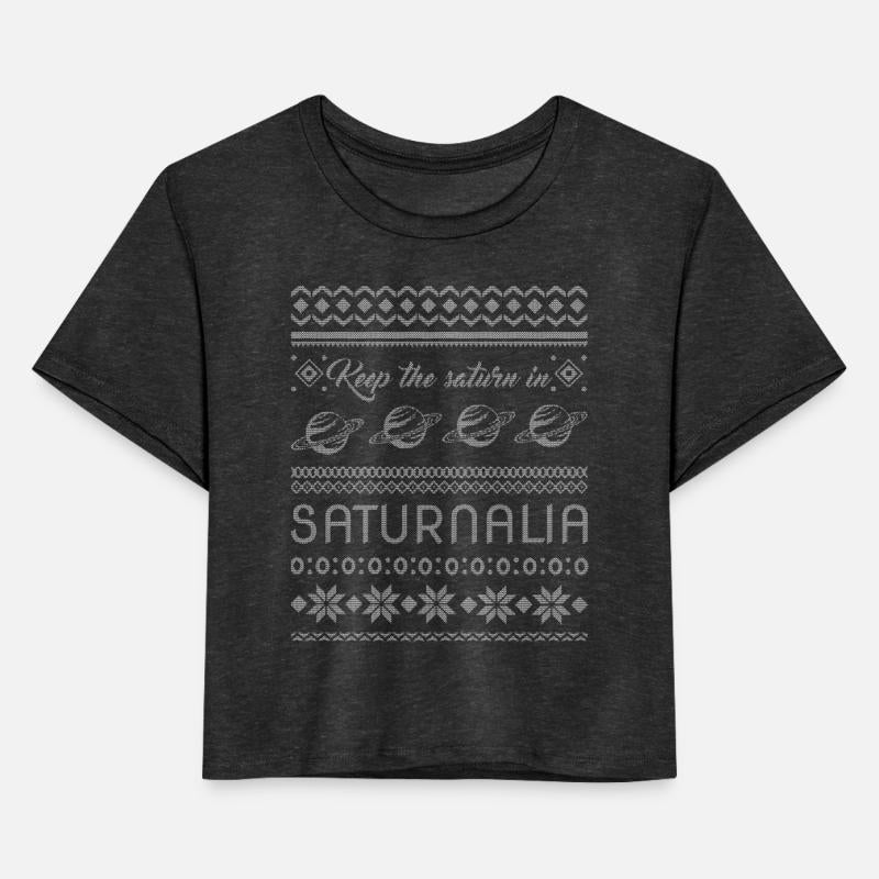 Keep The Saturn In Saturnalia Ugly Christmas