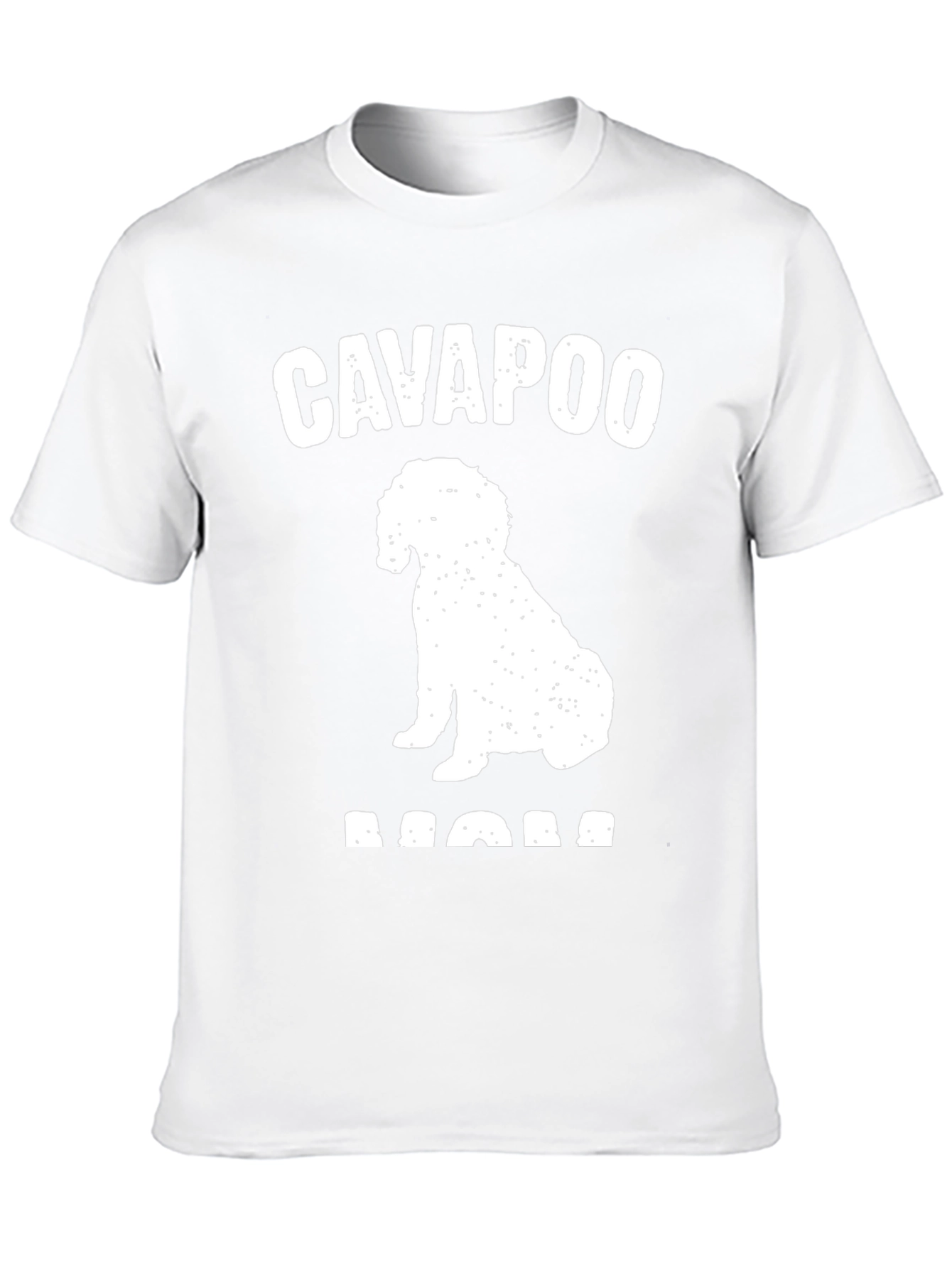 Cavapoo Mom Graphic T-Shirt - Black