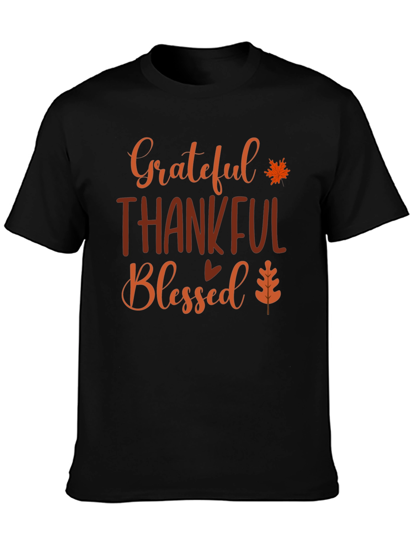 Grateful Thankful Blessed Graphic Tee