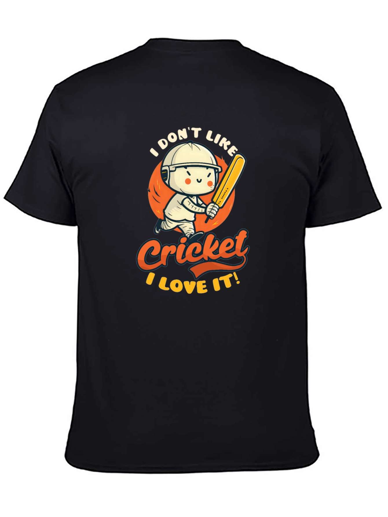 Cricket Lover Graphic T-Shirt - Sporty & Fun