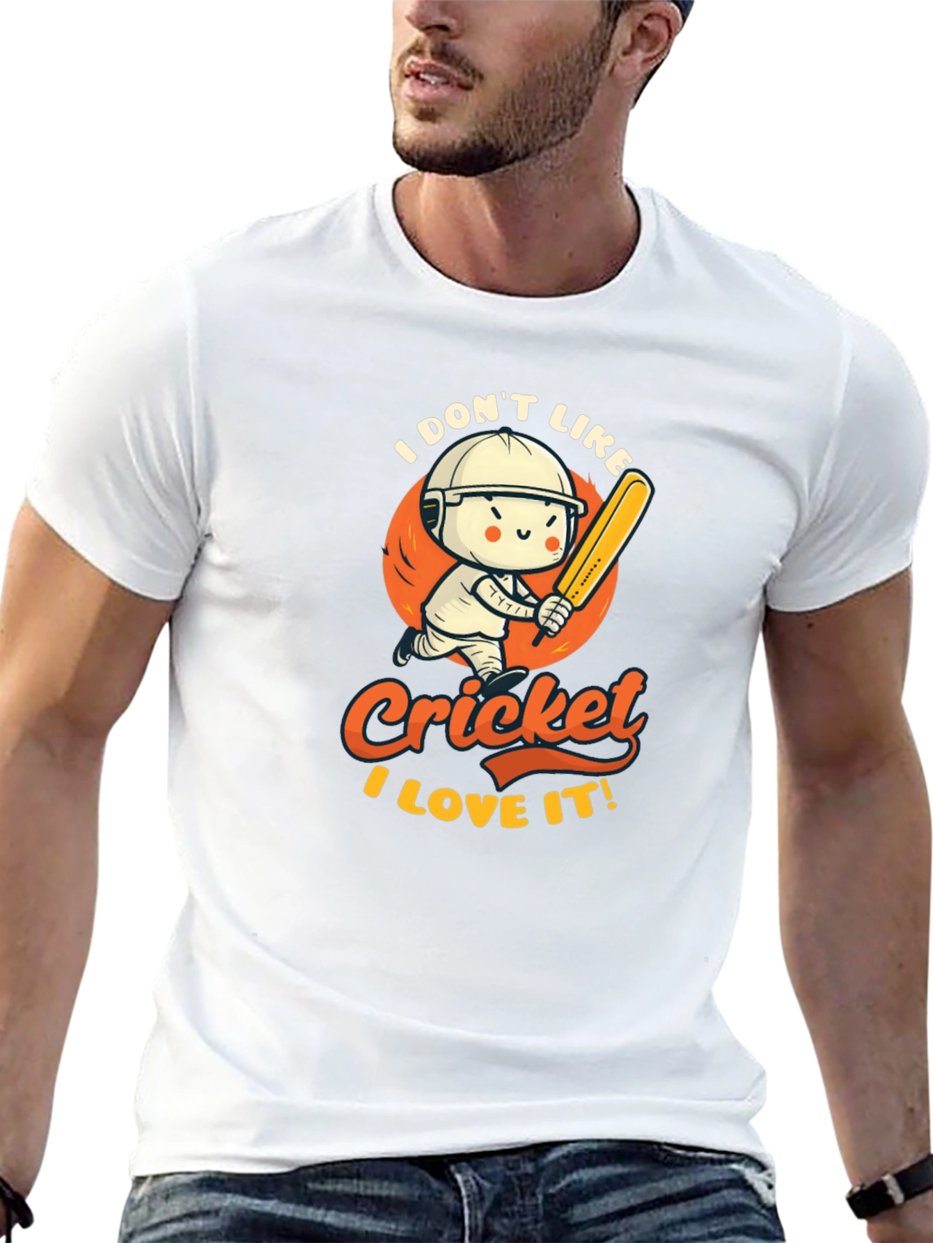 Cricket Lover Graphic T-Shirt - Sporty & Fun