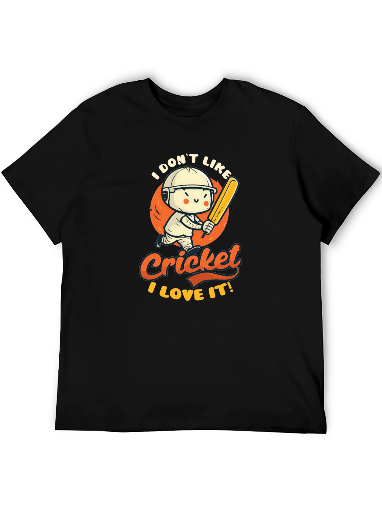 Cricket Lover Graphic T-Shirt - Sporty & Fun