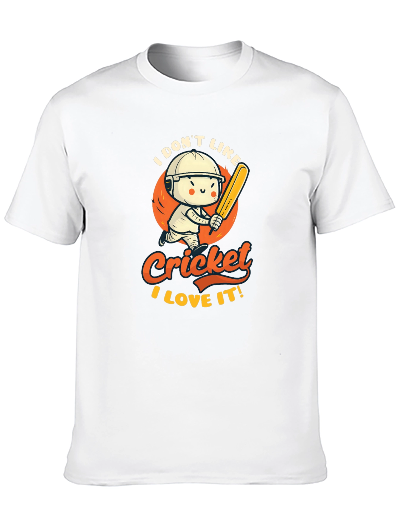 Cricket Lover Graphic T-Shirt - Sporty & Fun