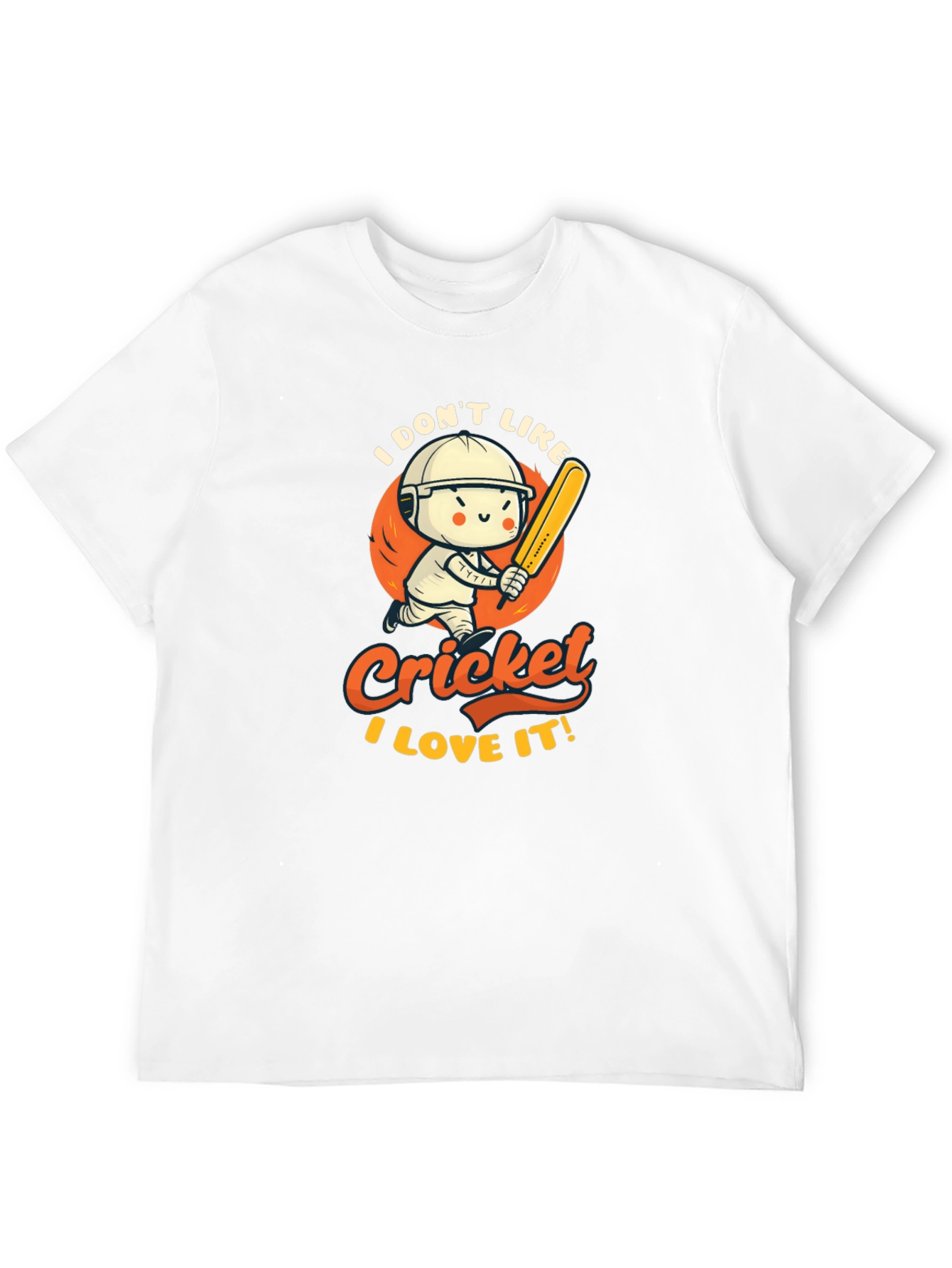 Cricket Lover Graphic T-Shirt - Sporty & Fun